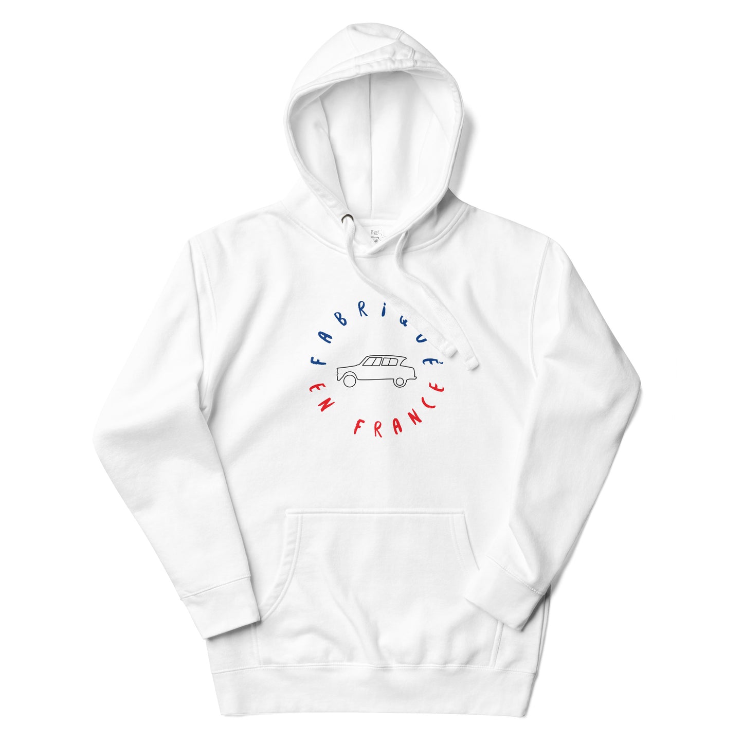 Fabriqué en France Citroën Ami6 hoodie Unisex - White