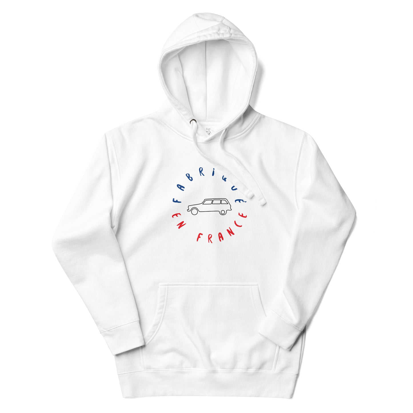 Fabriqué en France Citroën Ami8 hoodie Unisex - White