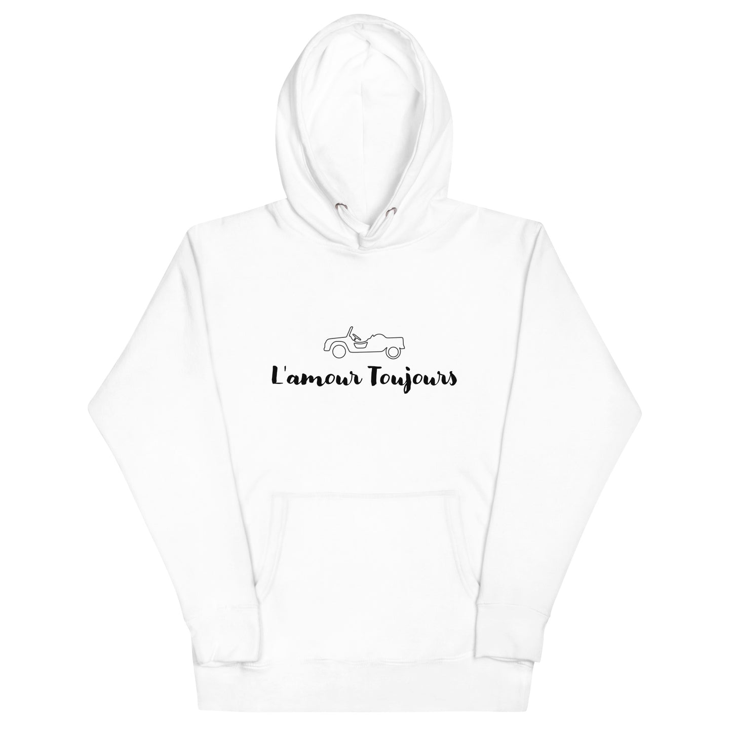 L'amour Toujours Citroën Méhari Hoodie Unisex - Gray or White