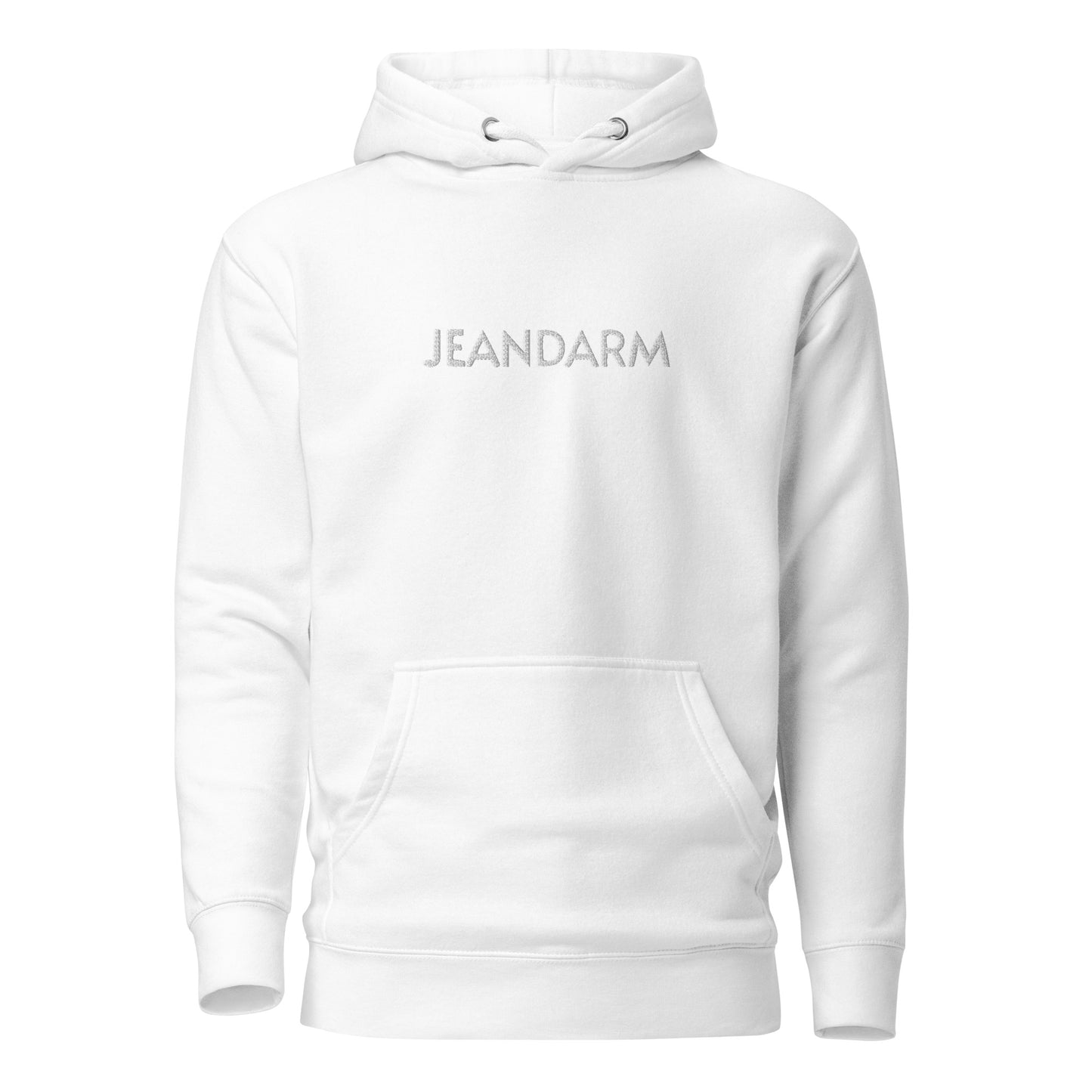 JEANDARM unisex hoodie embroidered - Black, Blue Gray or White