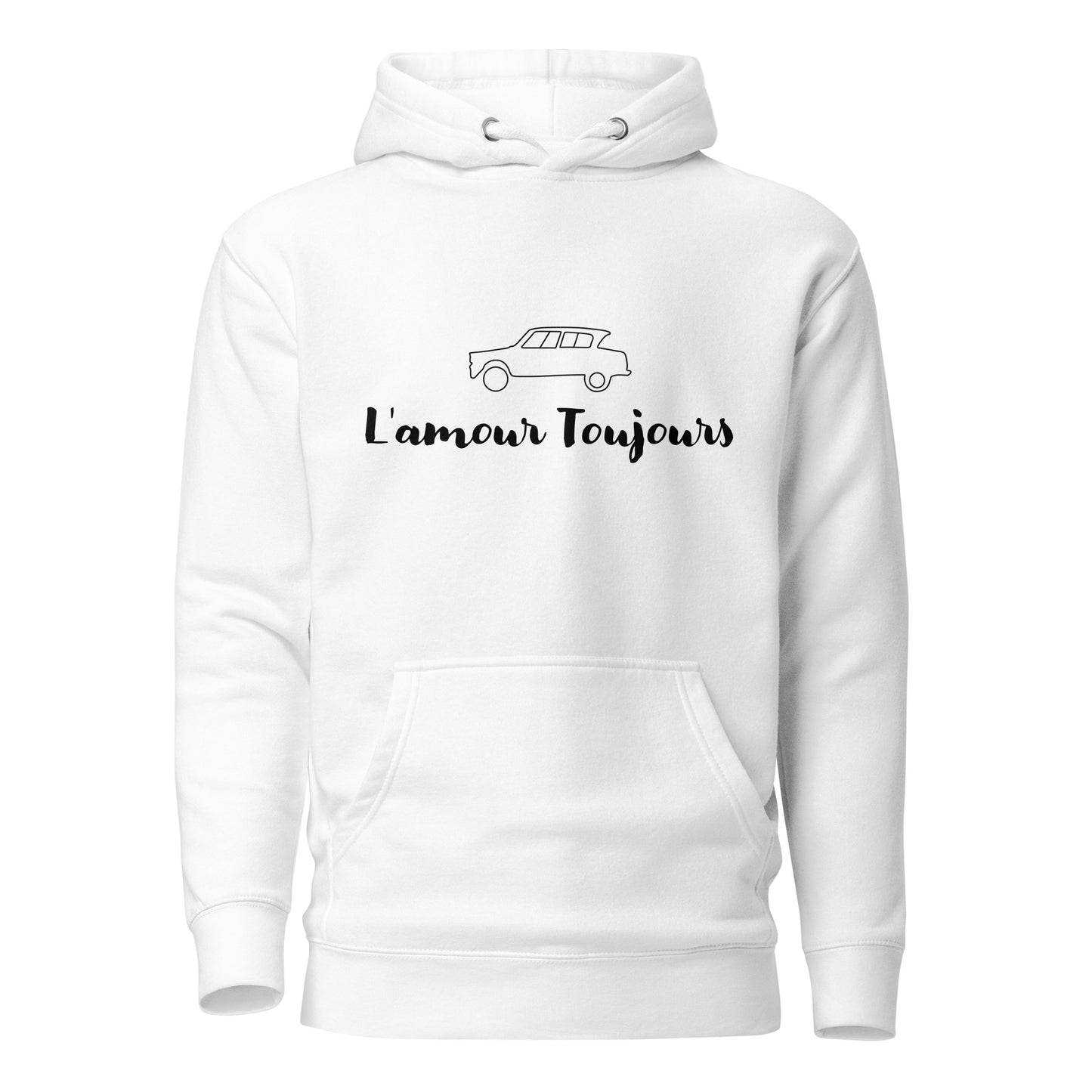 L'amour Toujours Citroën Ami6 Hoodie Unisex - Gray or White