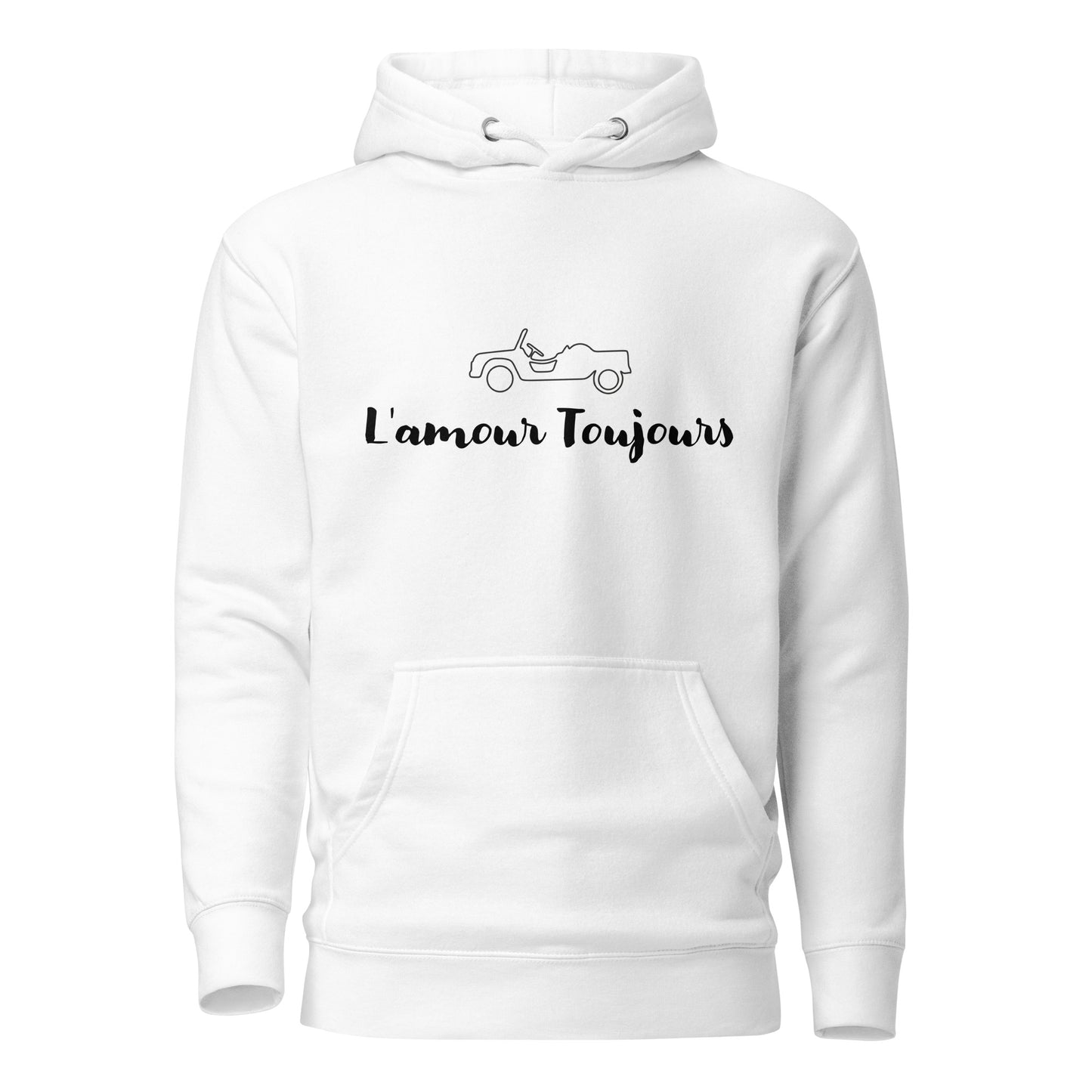 L'amour Toujours Citroën Méhari Hoodie Unisex - Gray or White