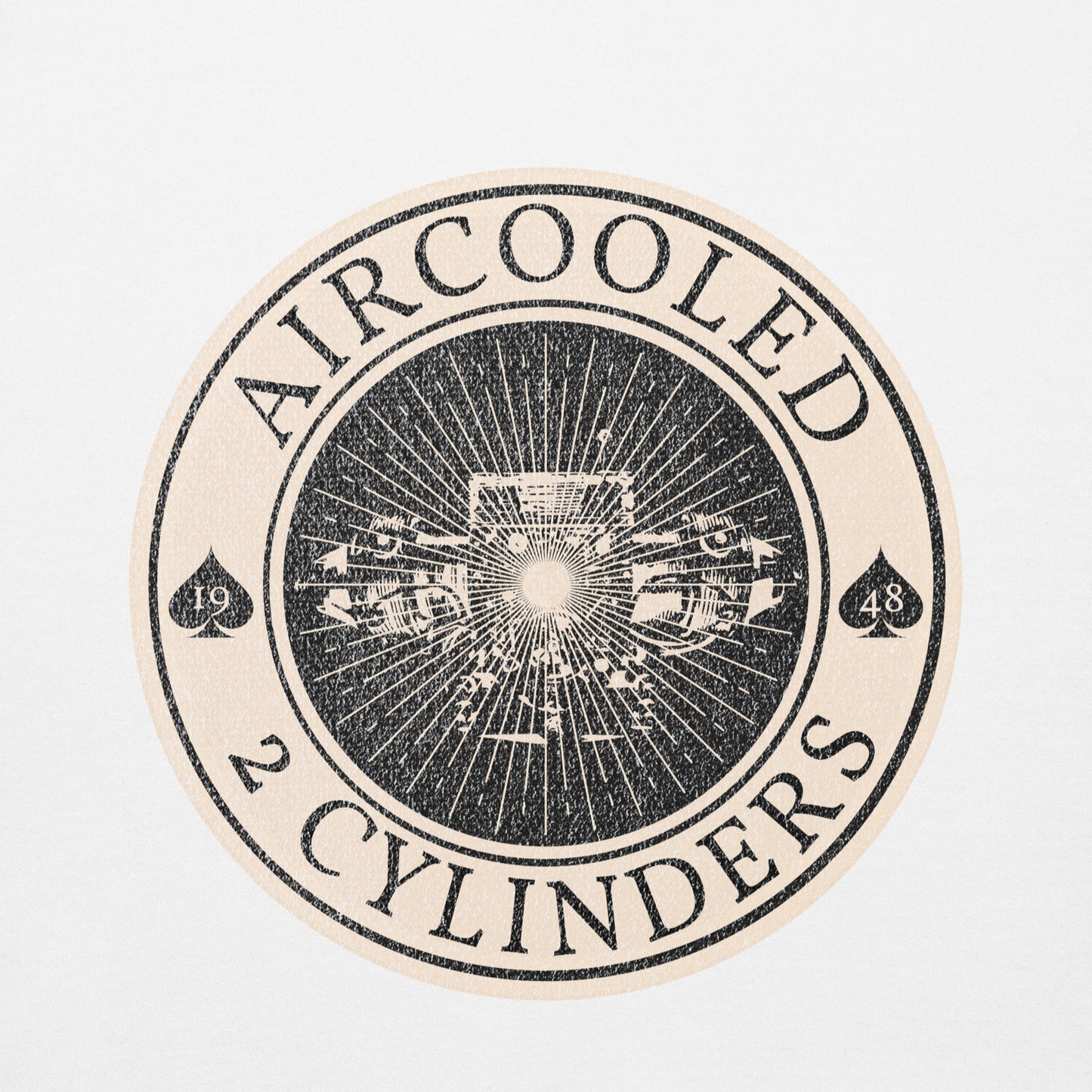 🔧 Aircooled 2 Cylinders Hoodie – Pure motorliefde in retrostijl