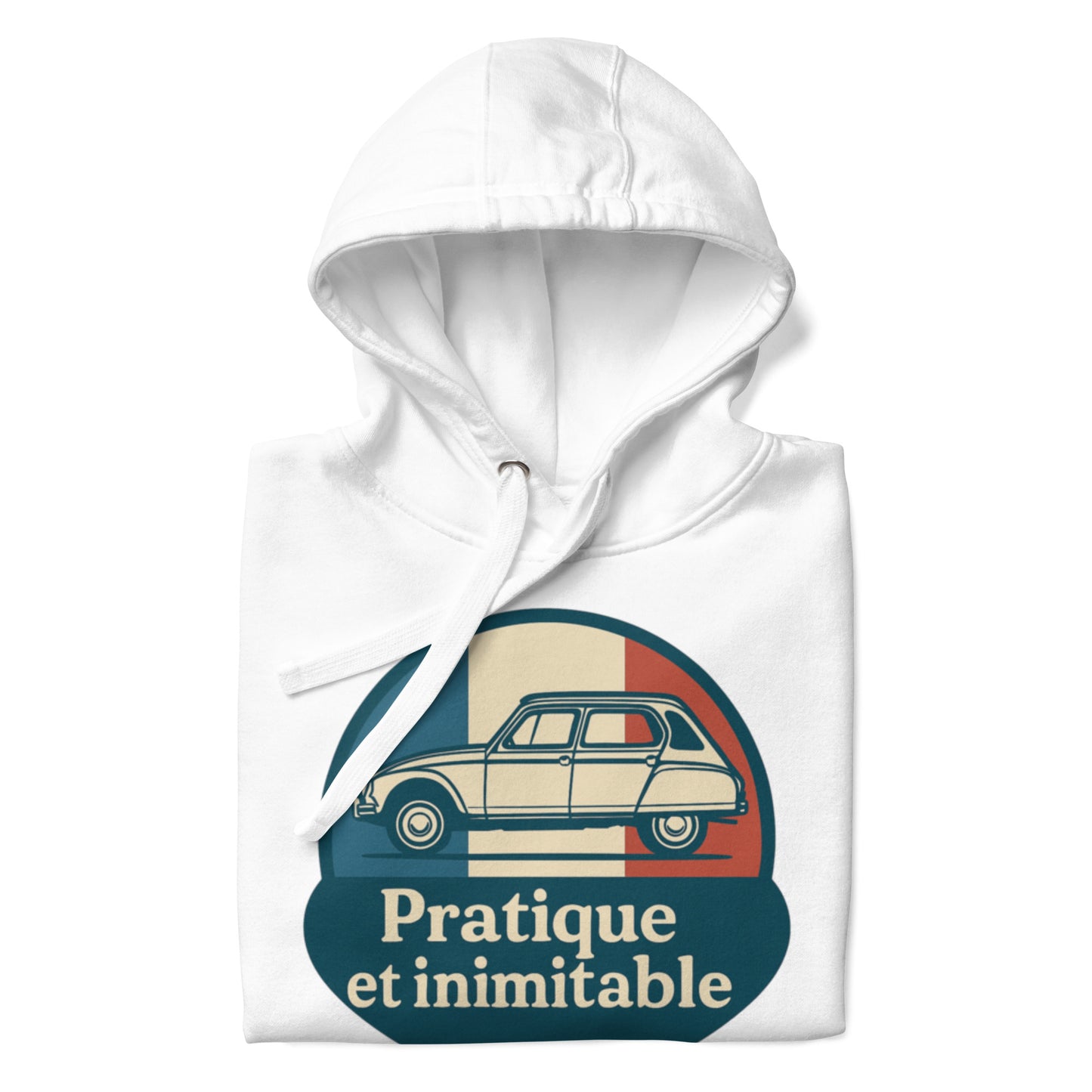 🔥 Premium Hoodie “Pratique et Inimitable” – Stijlvol Warm Blijven met Franse Allure