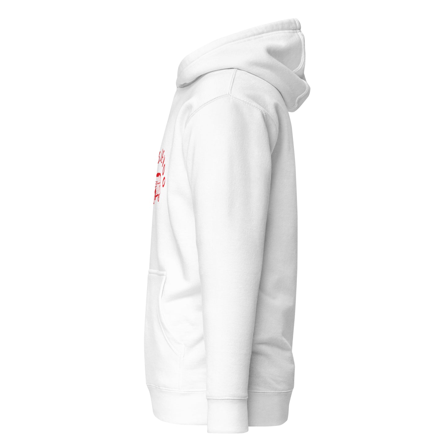 Deusjevoo unisex hoodie available in Black, Navy, Grey or White