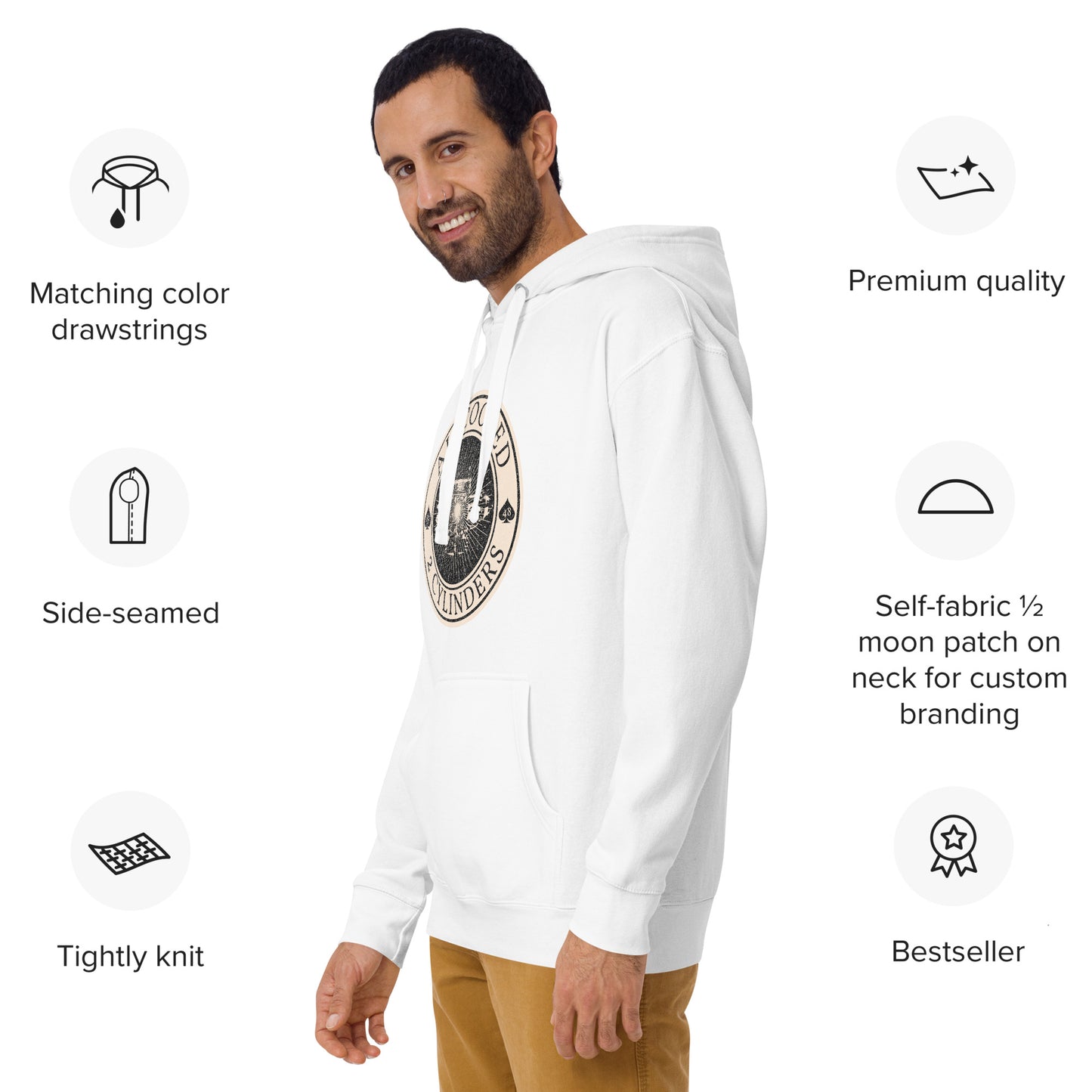 🔧 Aircooled 2 Cylinders Hoodie – Pure motorliefde in retrostijl