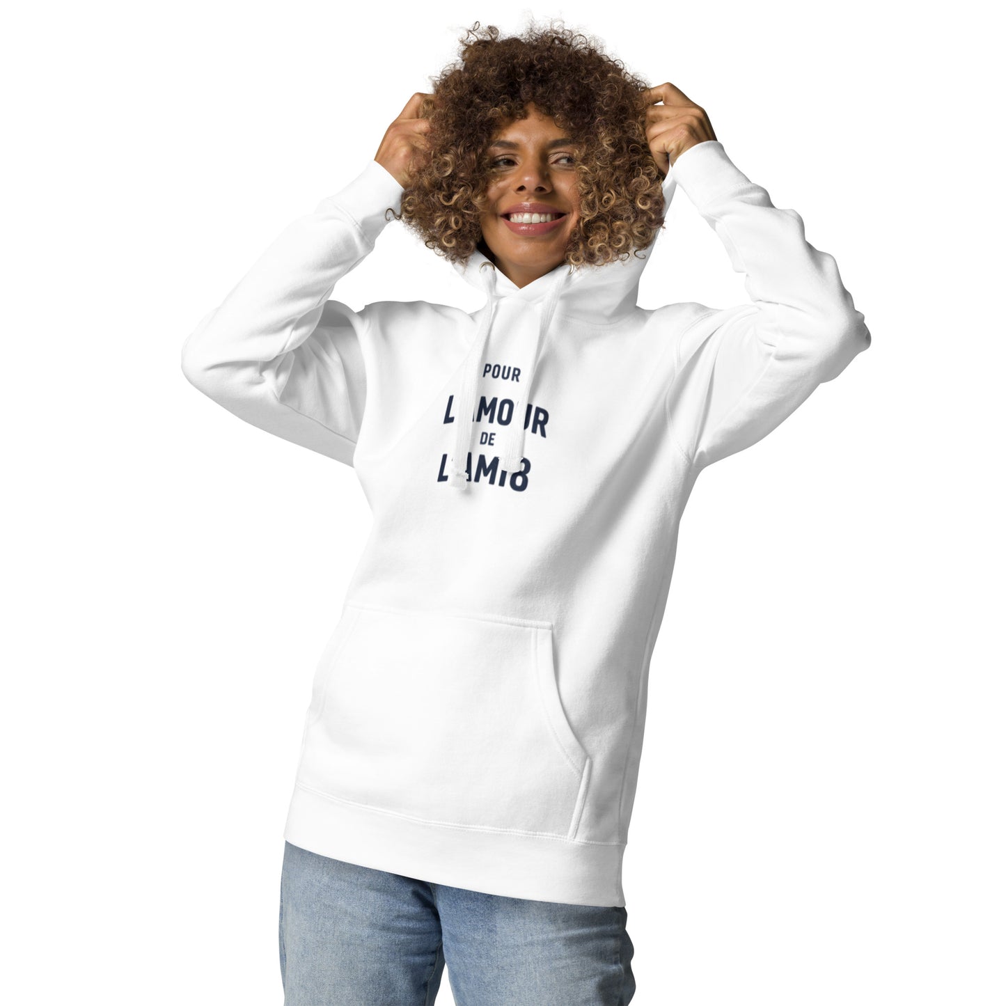 Sweat à capuche Premium « Pour l’Amour de l’AMI8 » – Collection L’amour | Sweat à capuche Citroën AMI8