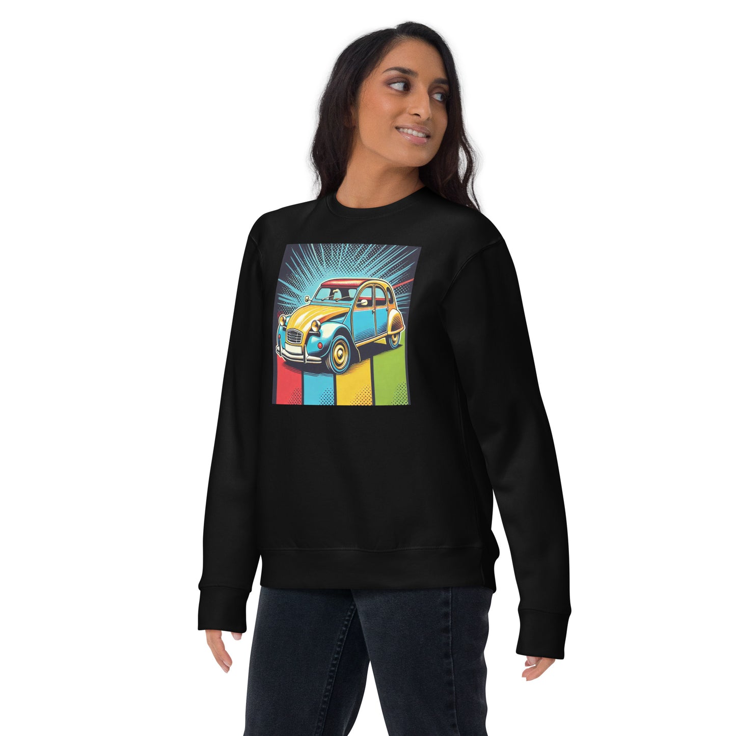 Pop-Art Citroën 2CV sweater - Uniseks