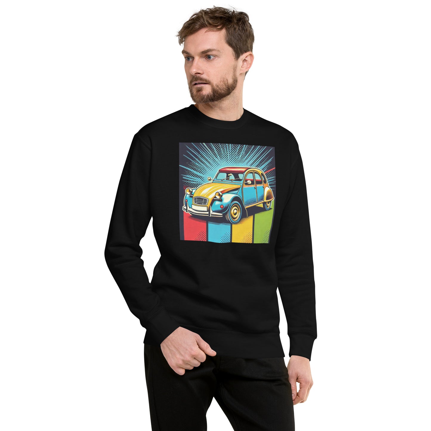 Pop-Art Citroën 2CV sweater - Uniseks
