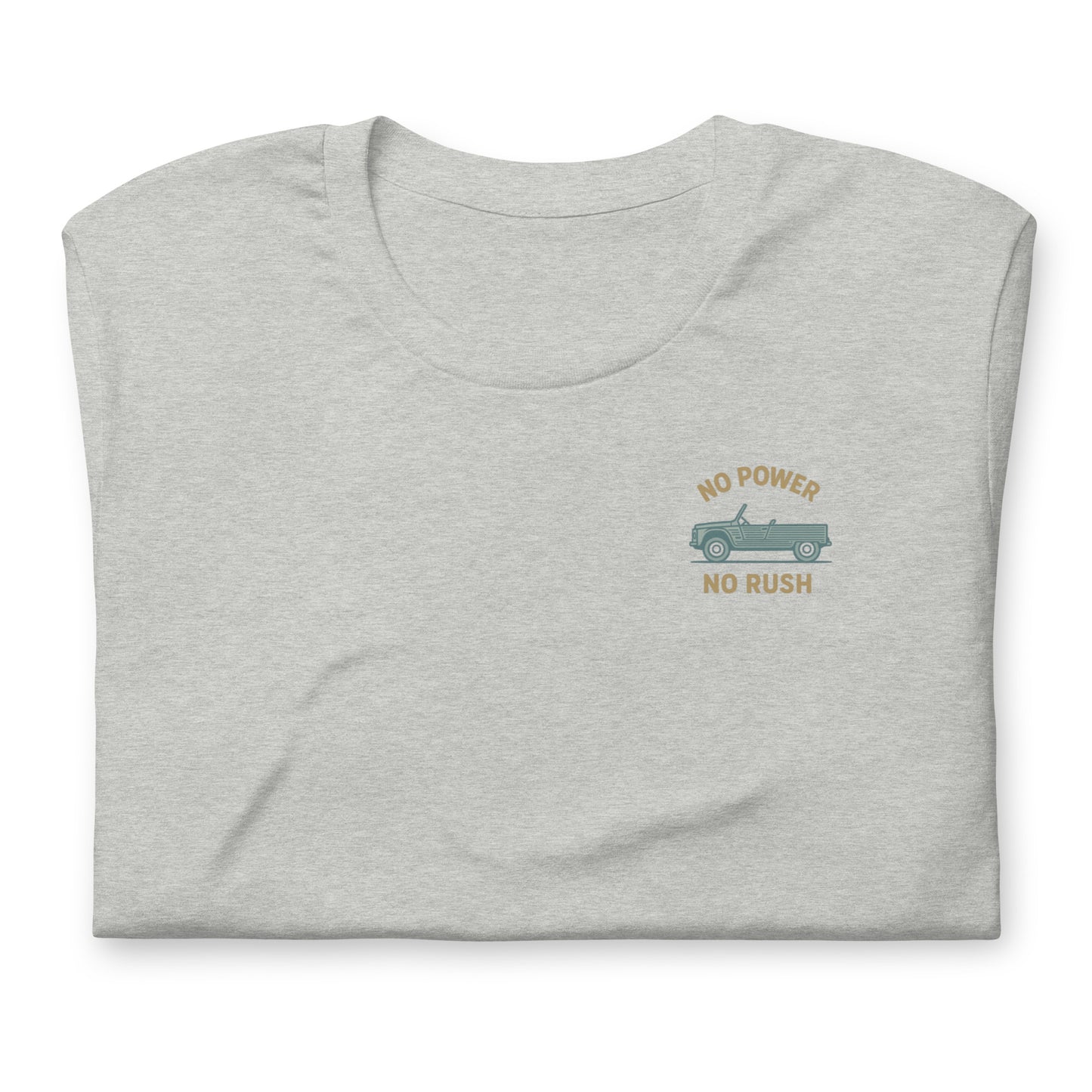 👕 T-shirt “No Power – No Rush” | Citroën Méhari Vibes