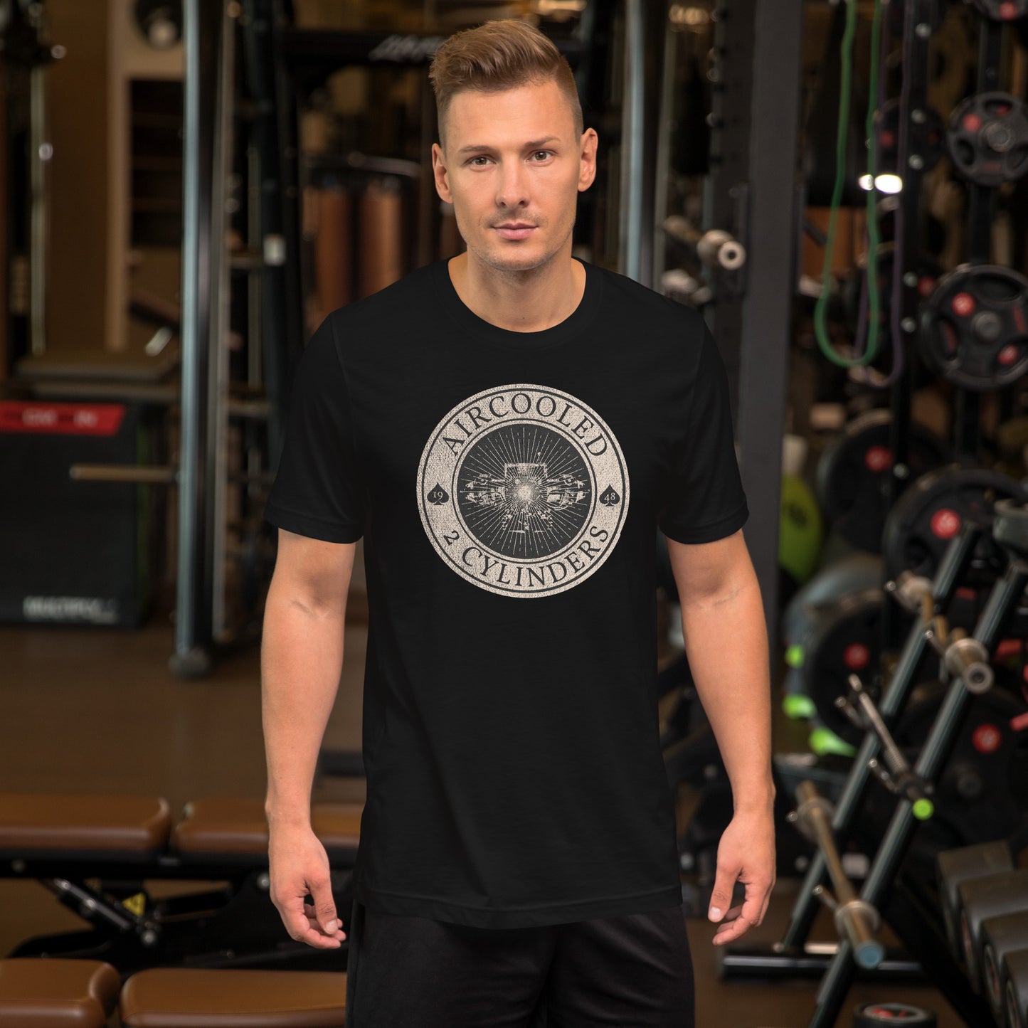👕 T-shirt Aircooled 2 Cylinders – Pour les amoureux de l'air et du courage