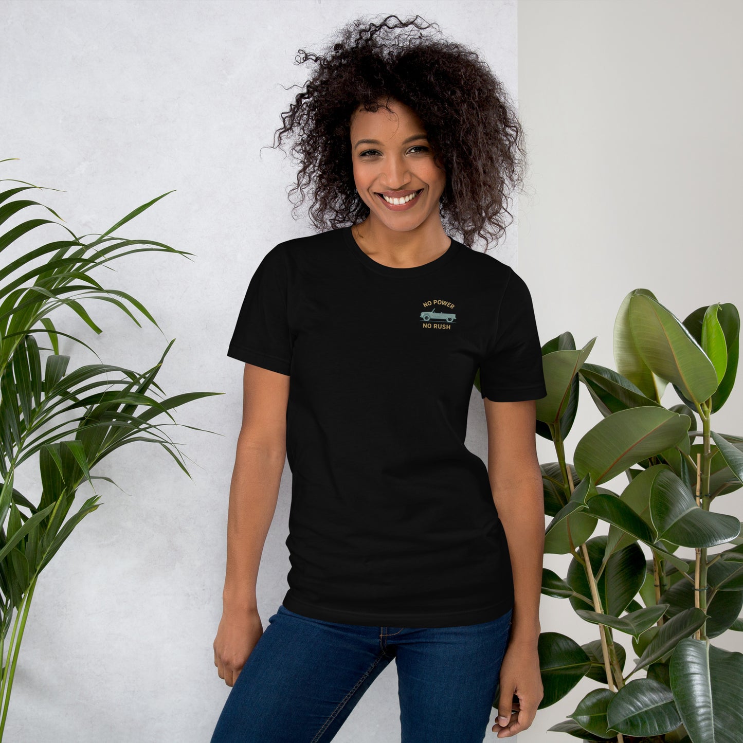 👕 T-shirt “No Power – No Rush” | Citroën Méhari Vibes