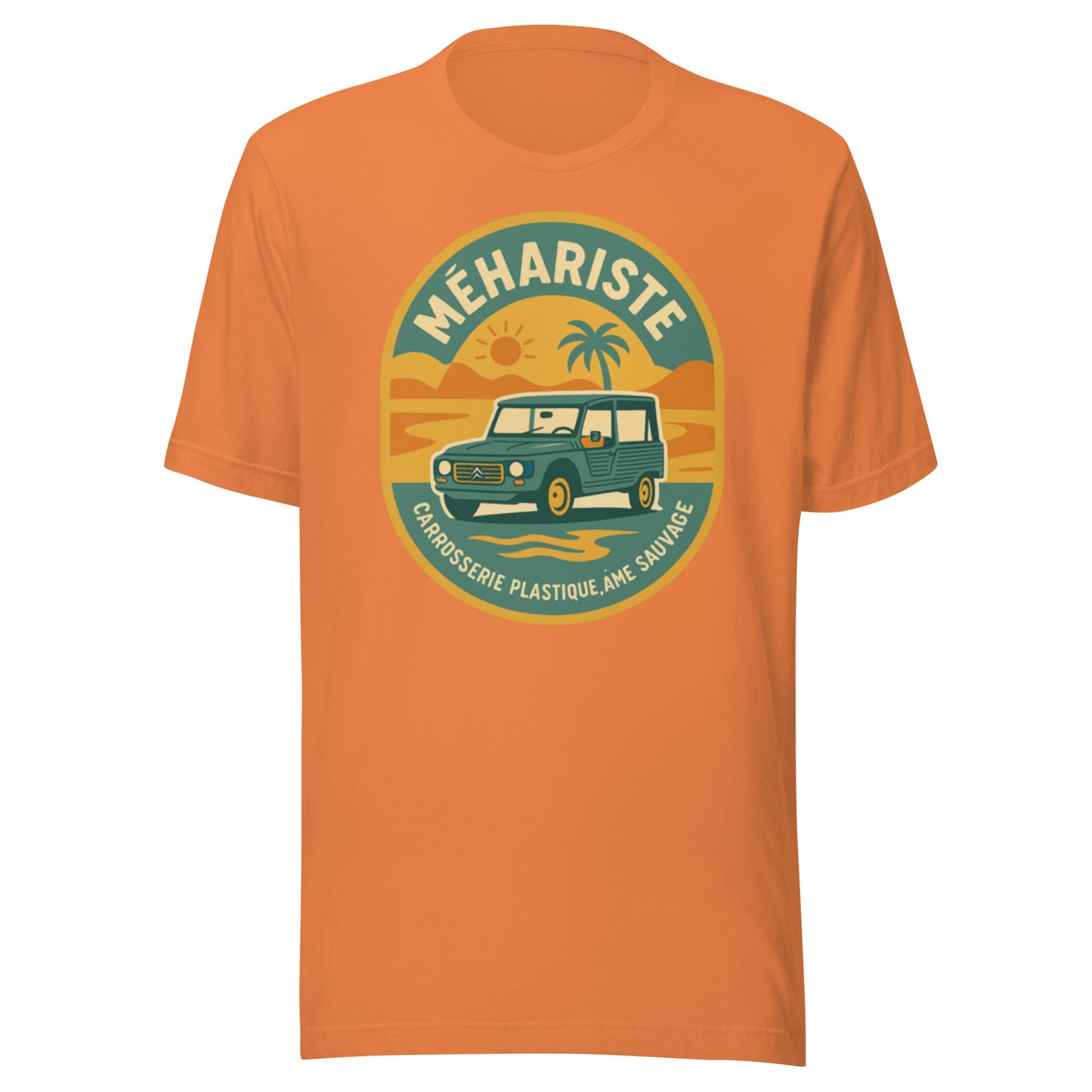 🌴 T-shirt “Méhariste – Carrosserie Plastique, Âme Sauvage”