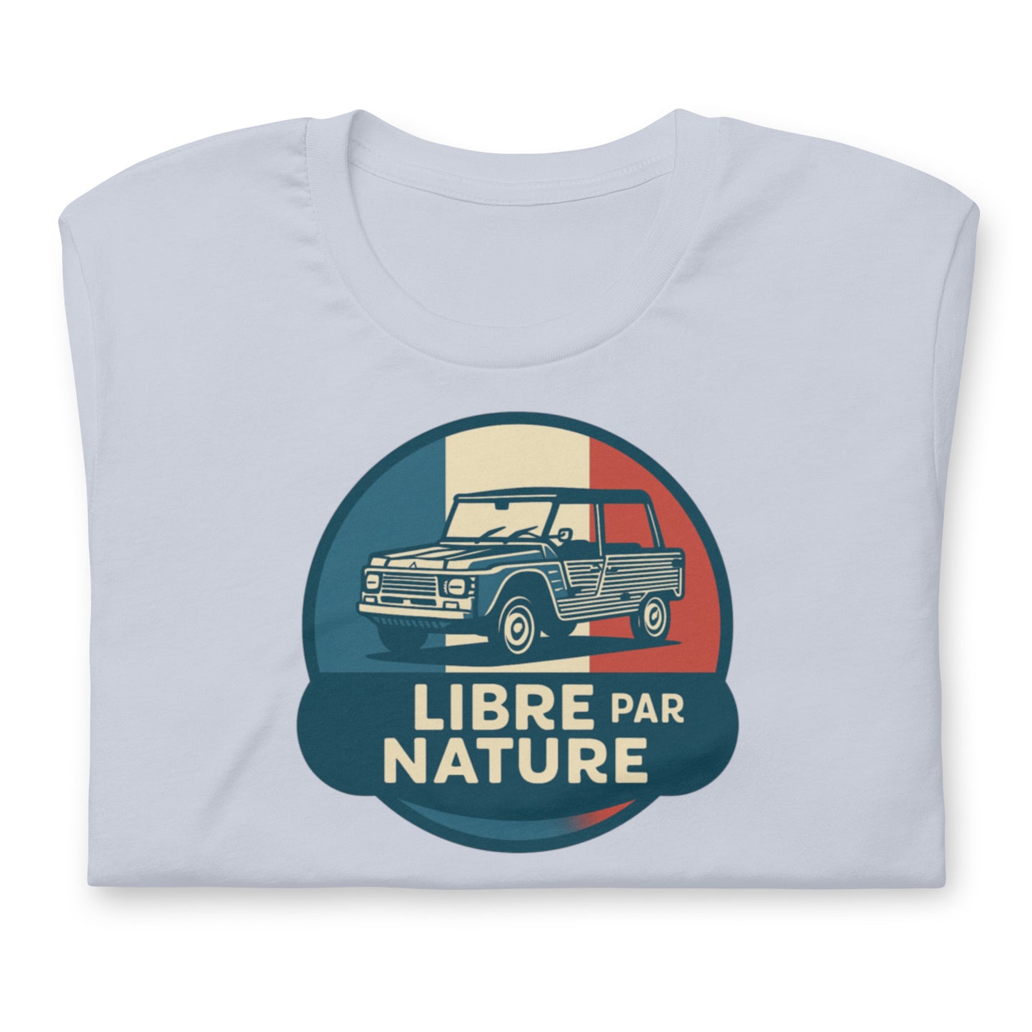 🚙 T-shirt “Libre par Nature” – Citroën Méhari: Freedom on Cotton!