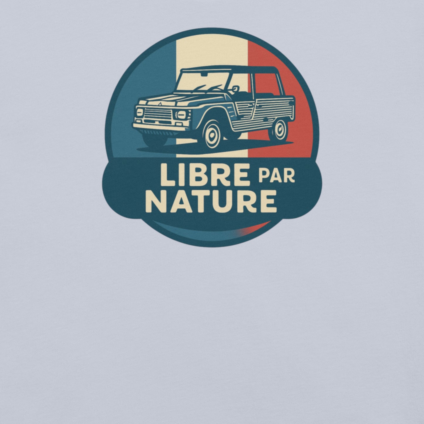 🚙 T-shirt “Libre par Nature” – Citroën Méhari: Freedom on Cotton!