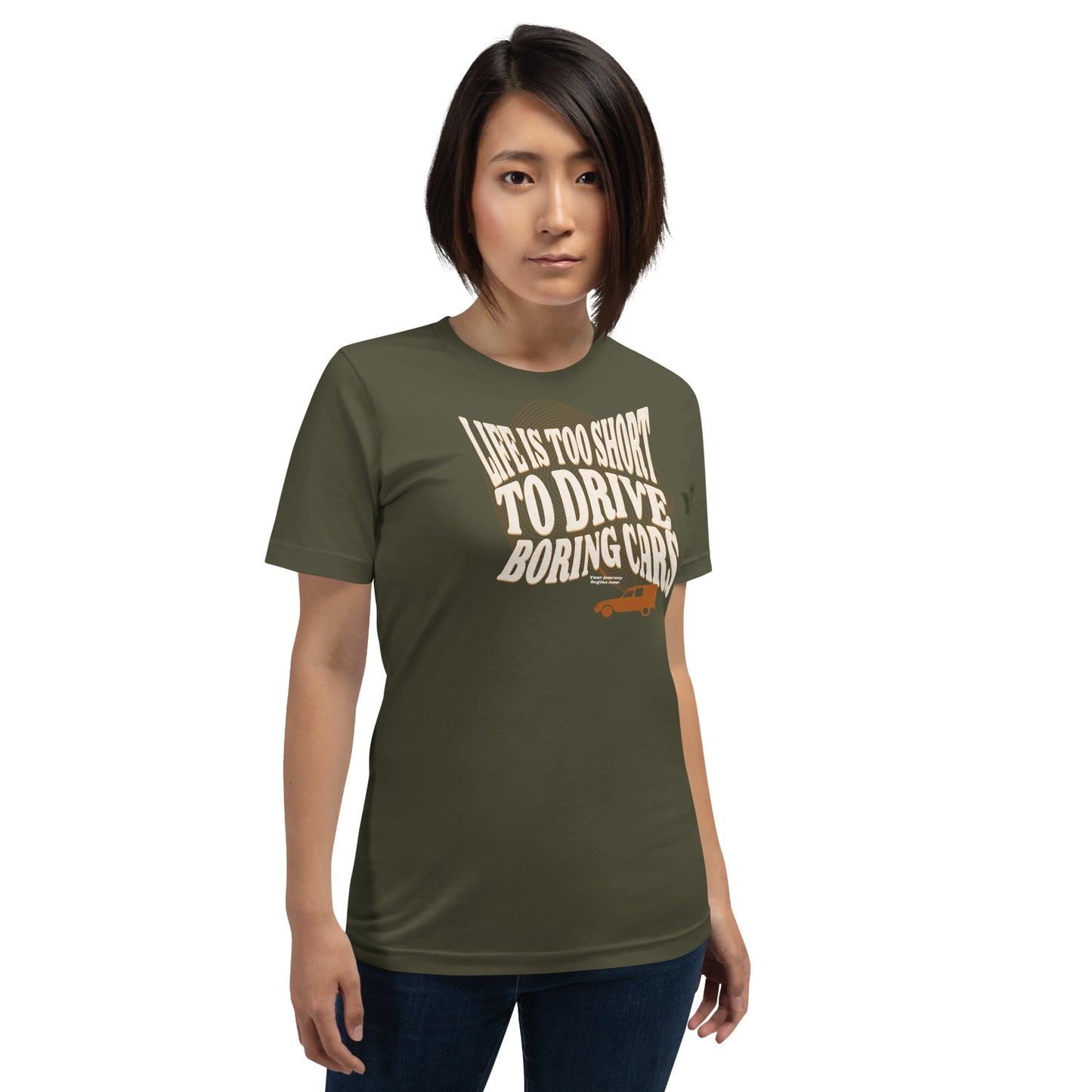 Life is too short to drive boring cars – Citroën Acadiane T-shirt