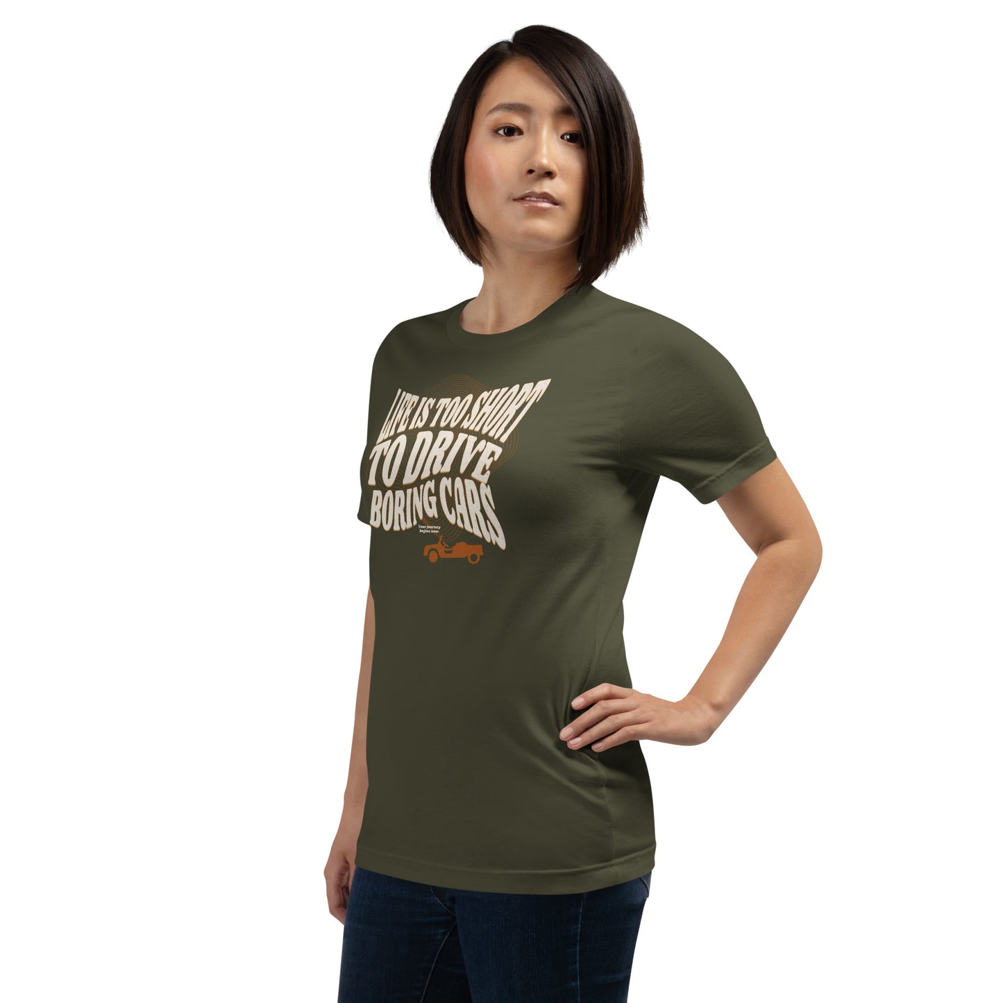 Life is too short to drive boring cars – Citroën Méhari T-shirt