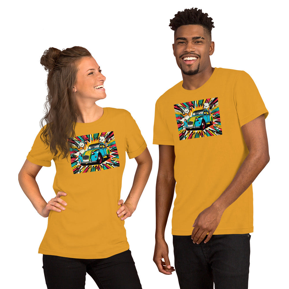 T-shirt Citroën 2CV x Pop Art – Drive in Color, Live in Style - Unisex
