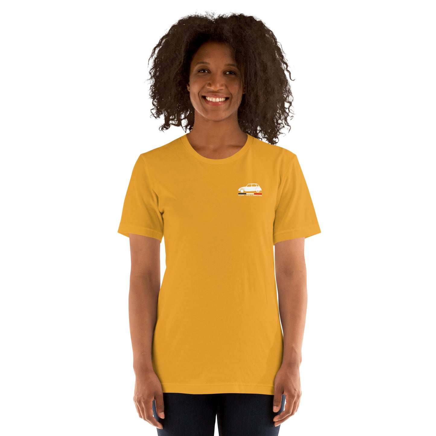 T-shirt « Dyane – Love & Addiction » | Ode à l'élégante Citroën classique