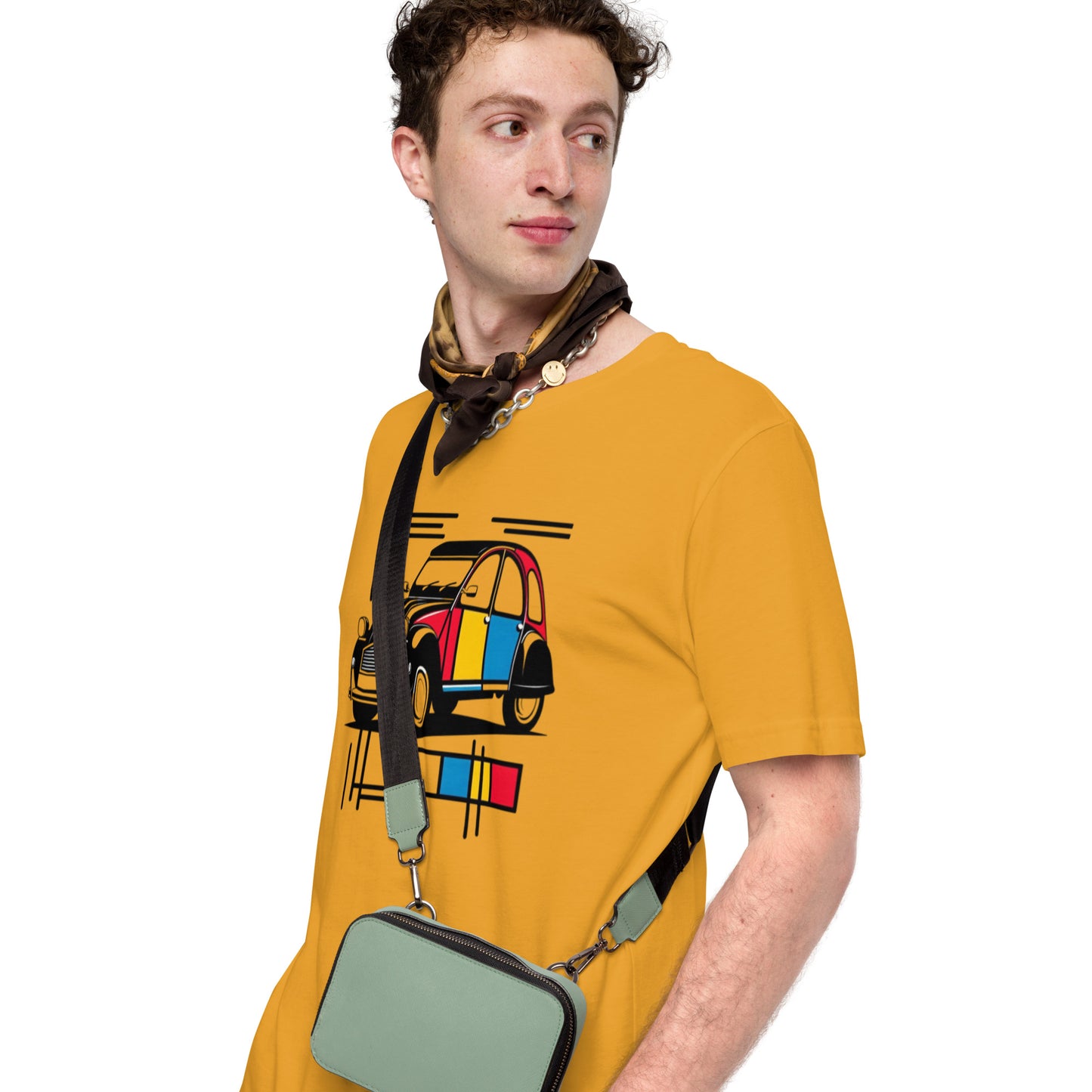 Citroën 2CV x Mondriaan T-shirt – Stylish, Comfortable & Unisex – Available in different colours