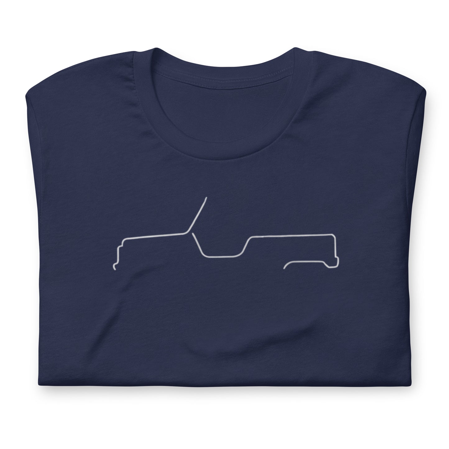 T-shirt “Silhouette Collectie – Citroën Méhari Lijnkunst”