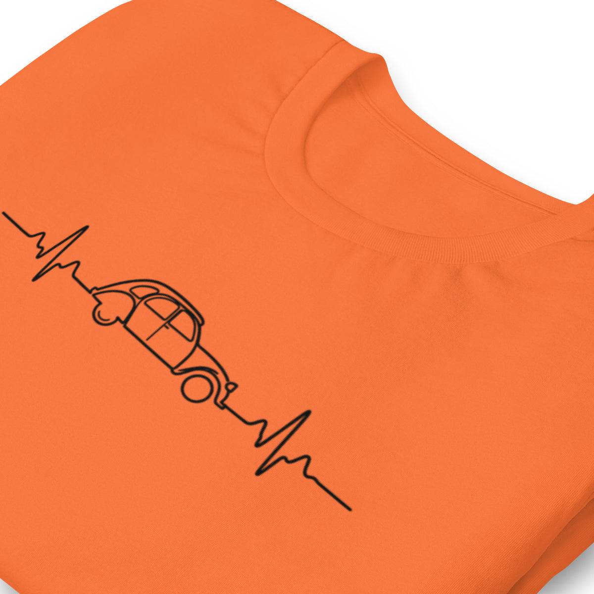 Citroën 2CV Heartbeat T-shirt – Minimalist 2CV Line Drawing | Heartbeat Collection