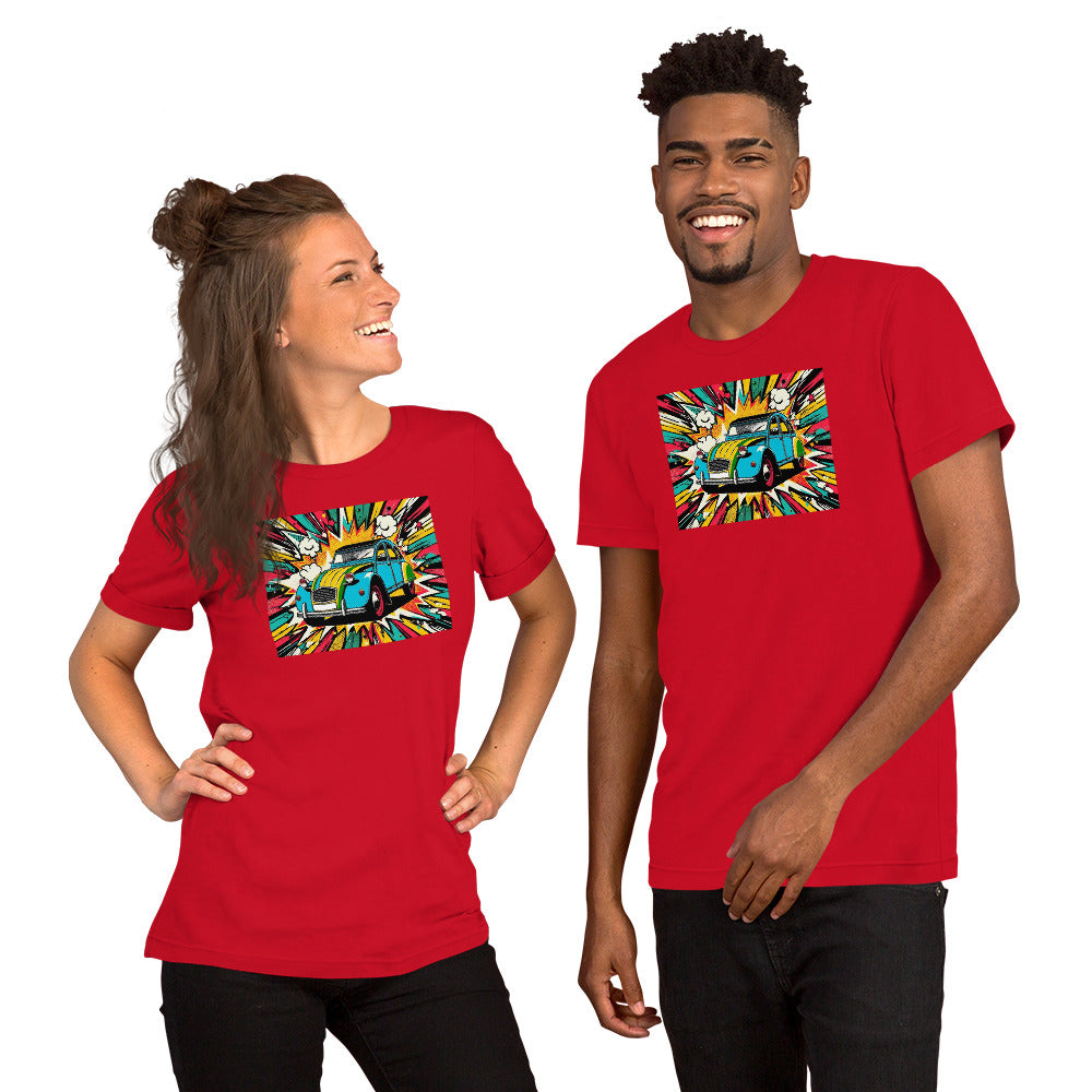 T-shirt Citroën 2CV x Pop Art – Drive in Color, Live in Style - Unisex