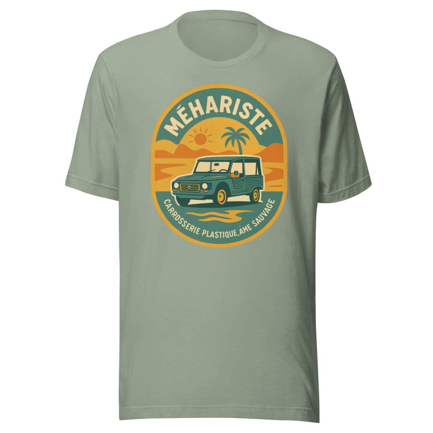 🌴 T-shirt “Méhariste – Carrosserie Plastique, Âme Sauvage”