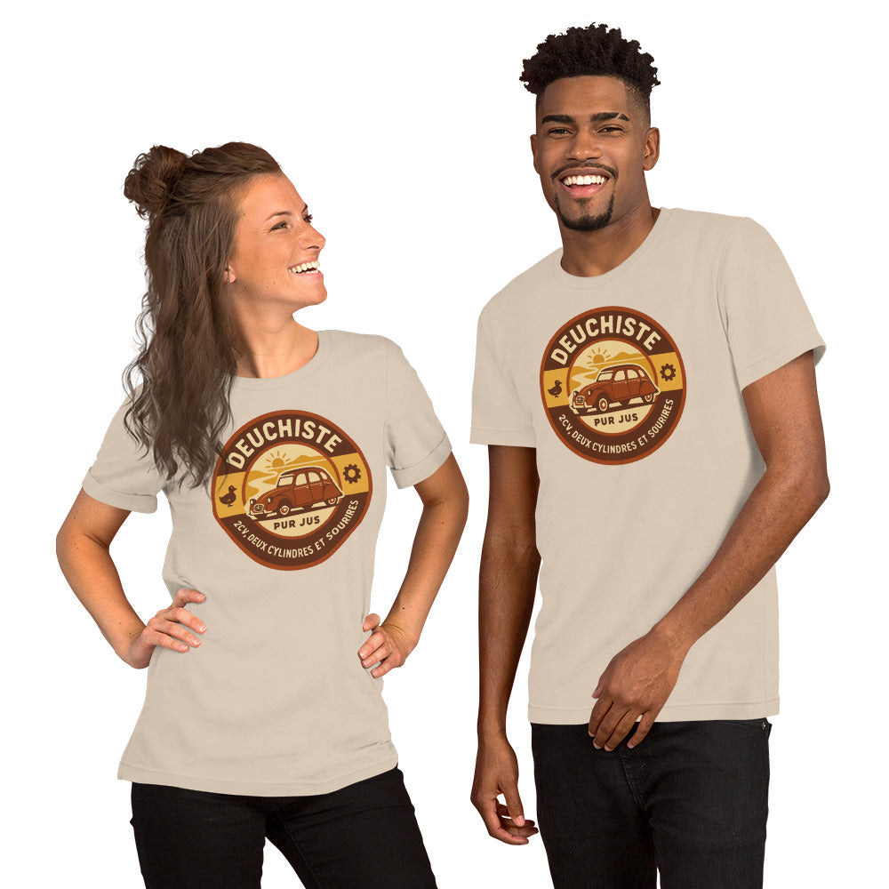 T-shirt “Deuchiste Pur Jus” – For real 2CV enthusiasts