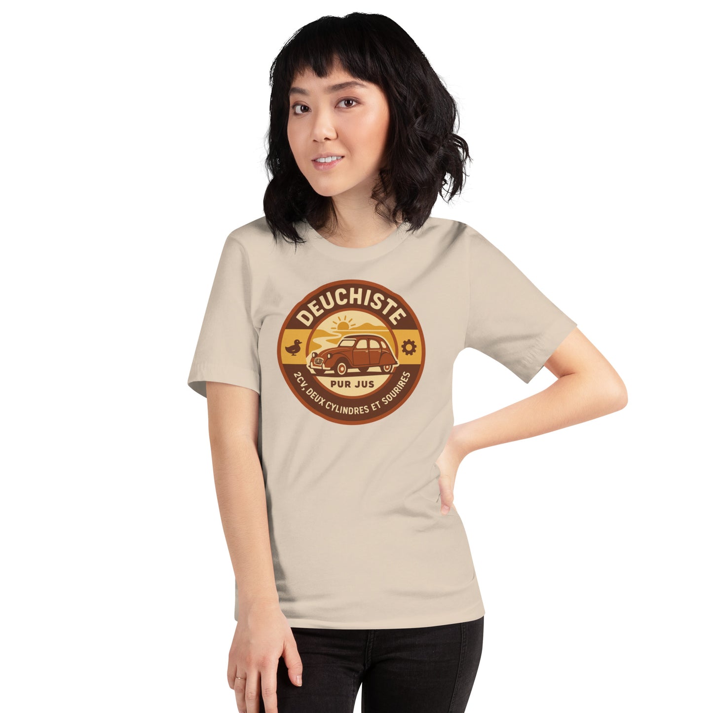 T-shirt “Deuchiste Pur Jus” – For real 2CV enthusiasts