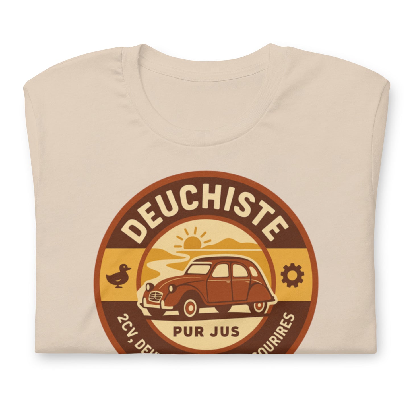 T-shirt “Deuchiste Pur Jus” – For real 2CV enthusiasts