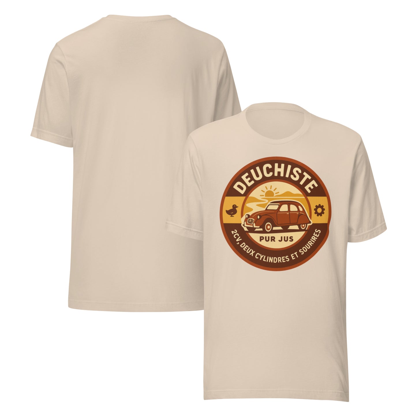 T-shirt “Deuchiste Pur Jus” – For real 2CV enthusiasts