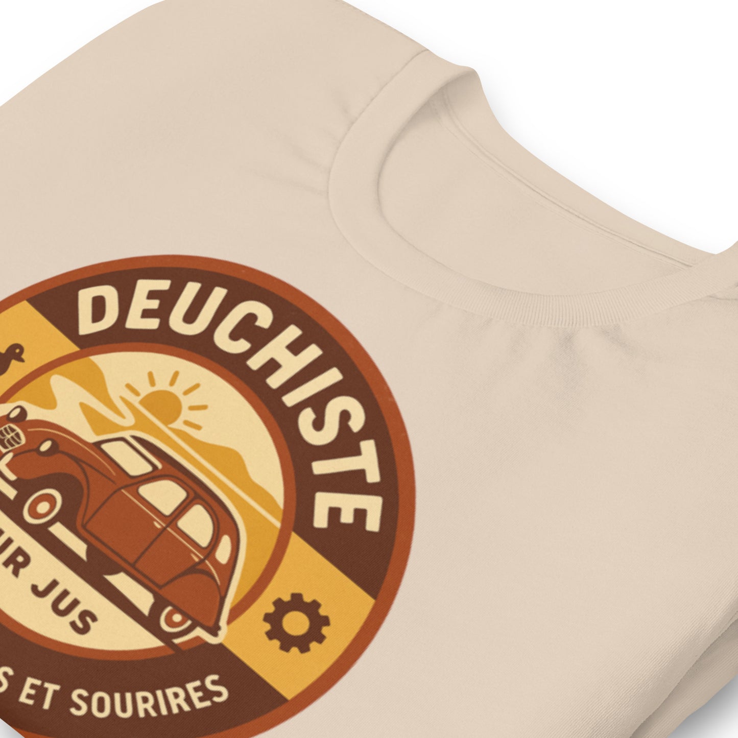 T-shirt “Deuchiste Pur Jus” – For real 2CV enthusiasts
