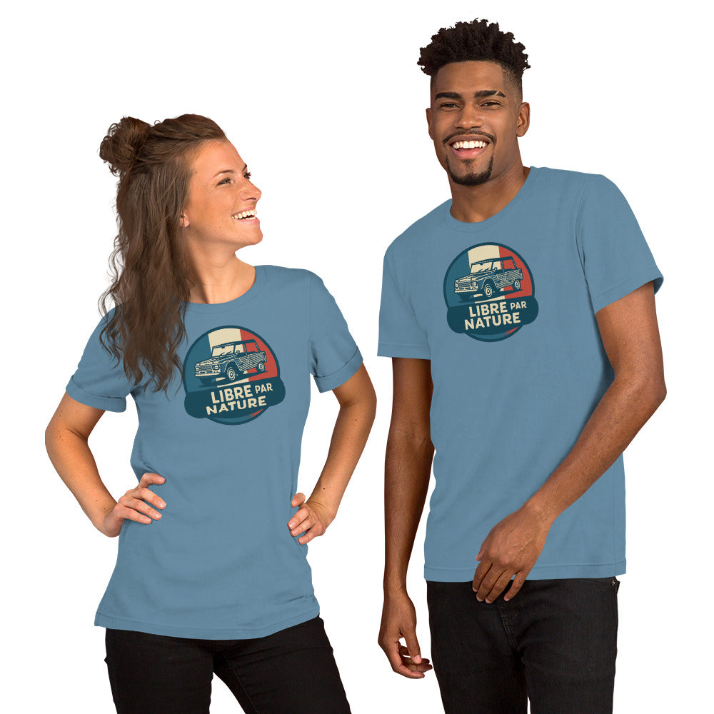 🚙 T-shirt “Libre par Nature” – Citroën Méhari: Freedom on Cotton!