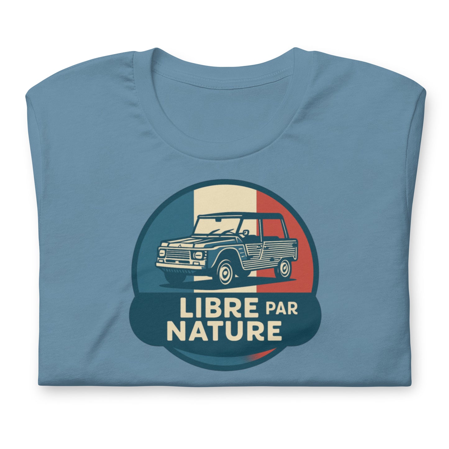 🚙 T-shirt “Libre par Nature” – Citroën Méhari: Freedom on Cotton!