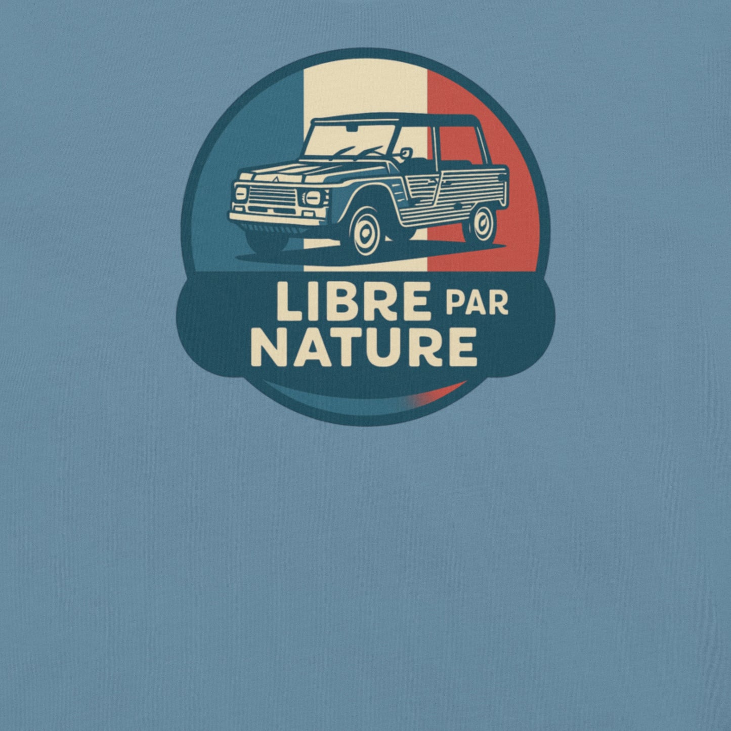 🚙 T-shirt “Libre par Nature” – Citroën Méhari: Freedom on Cotton!