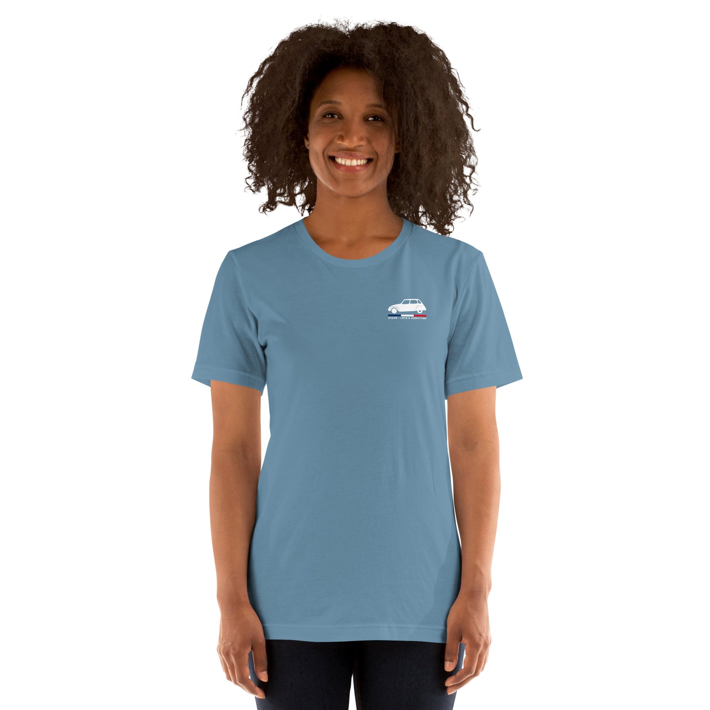 T-shirt « Dyane – Love & Addiction » | Ode à l'élégante Citroën classique