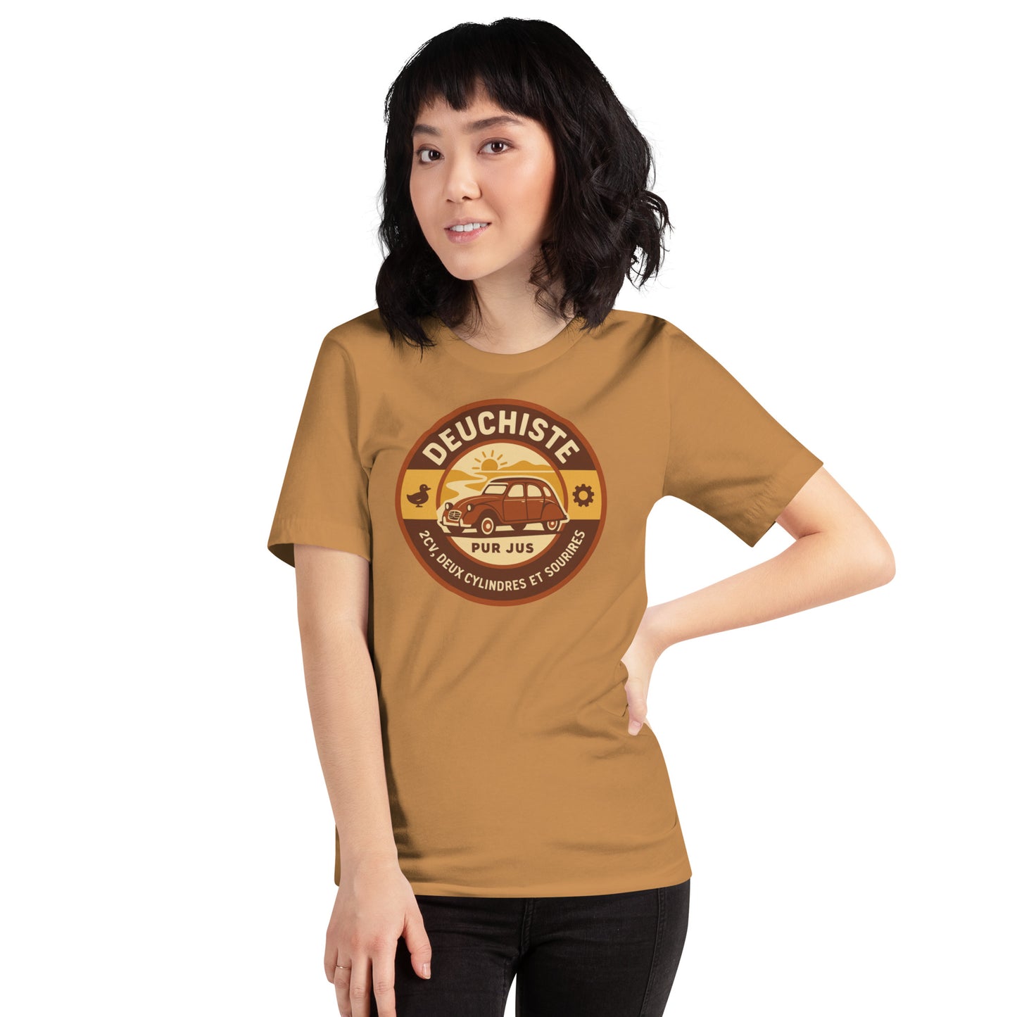 T-shirt “Deuchiste Pur Jus” – For real 2CV enthusiasts