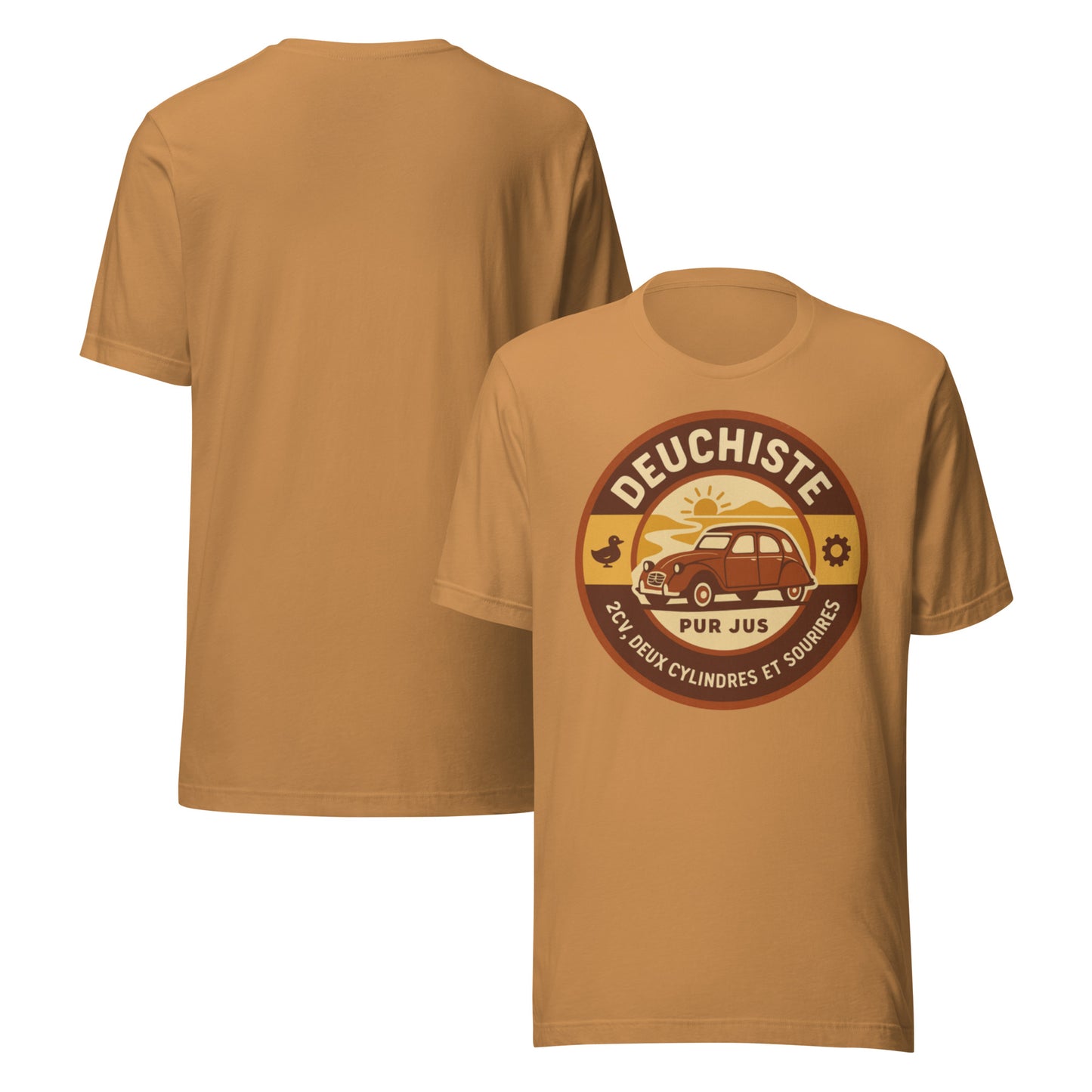 T-shirt “Deuchiste Pur Jus” – For real 2CV enthusiasts