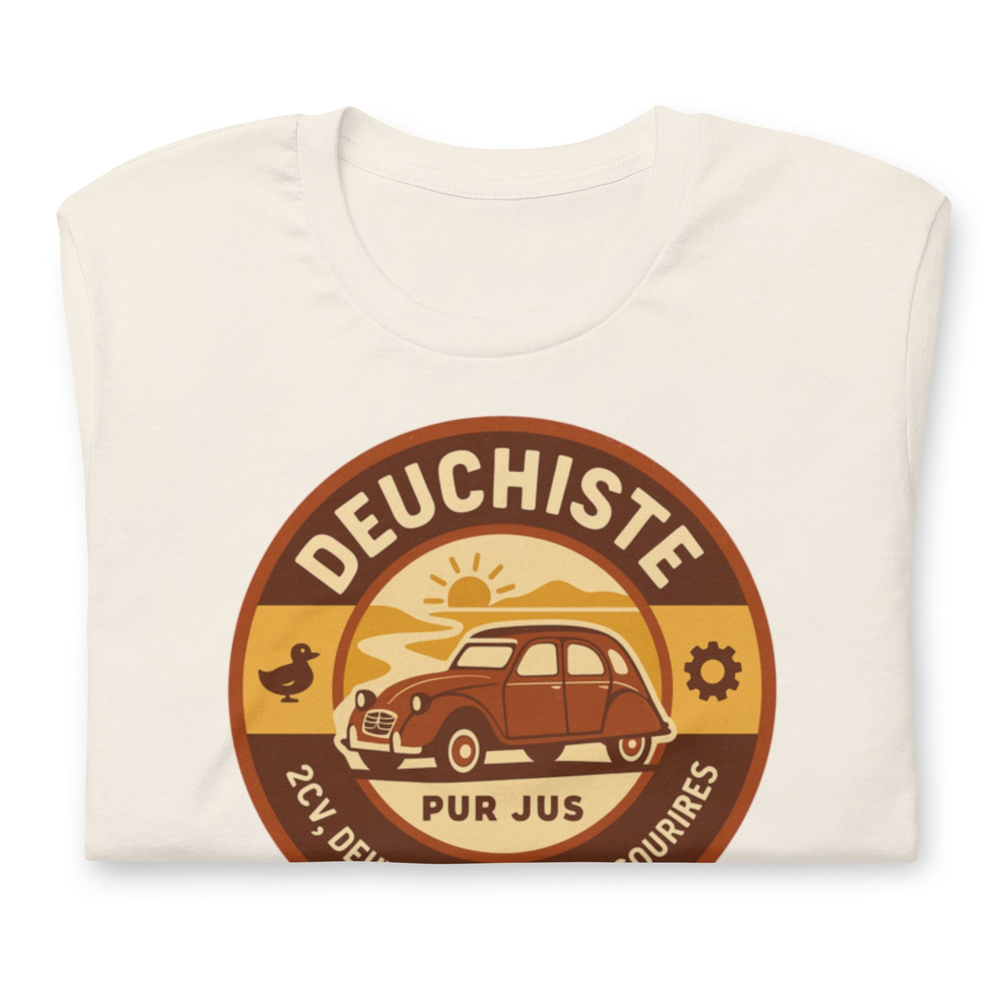 T-shirt “Deuchiste Pur Jus” – For real 2CV enthusiasts