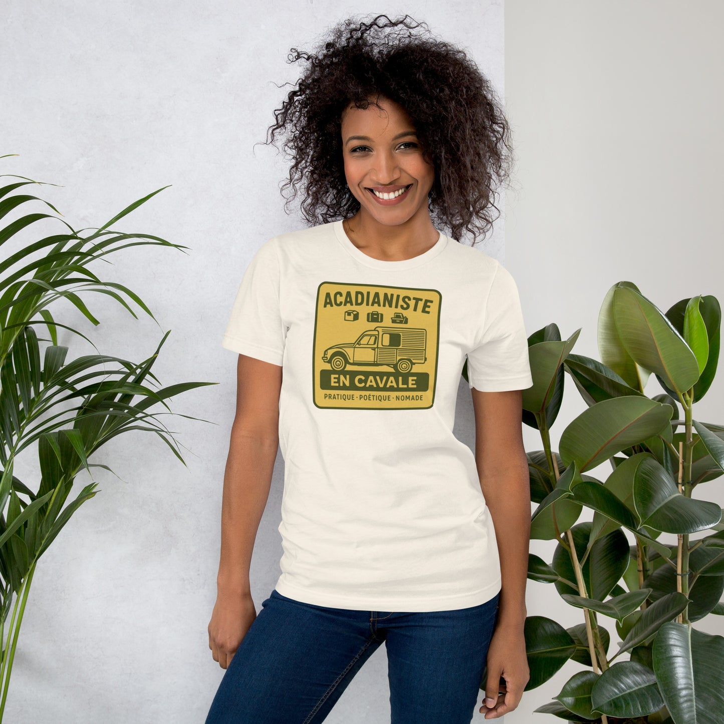 T-shirt “Acadianist and Caval” – For the practical, poetic and nomadic soul