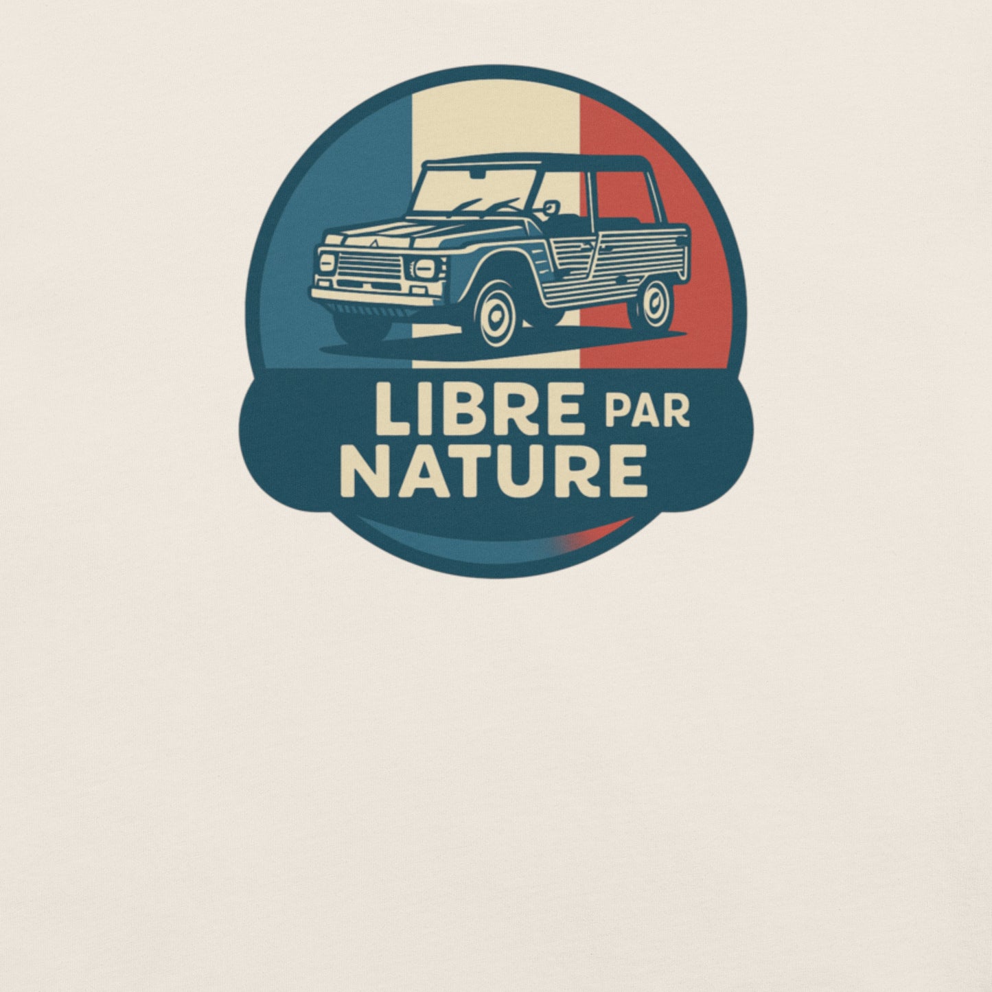 🚙 T-shirt “Libre par Nature” – Citroën Méhari: Freedom on Cotton!