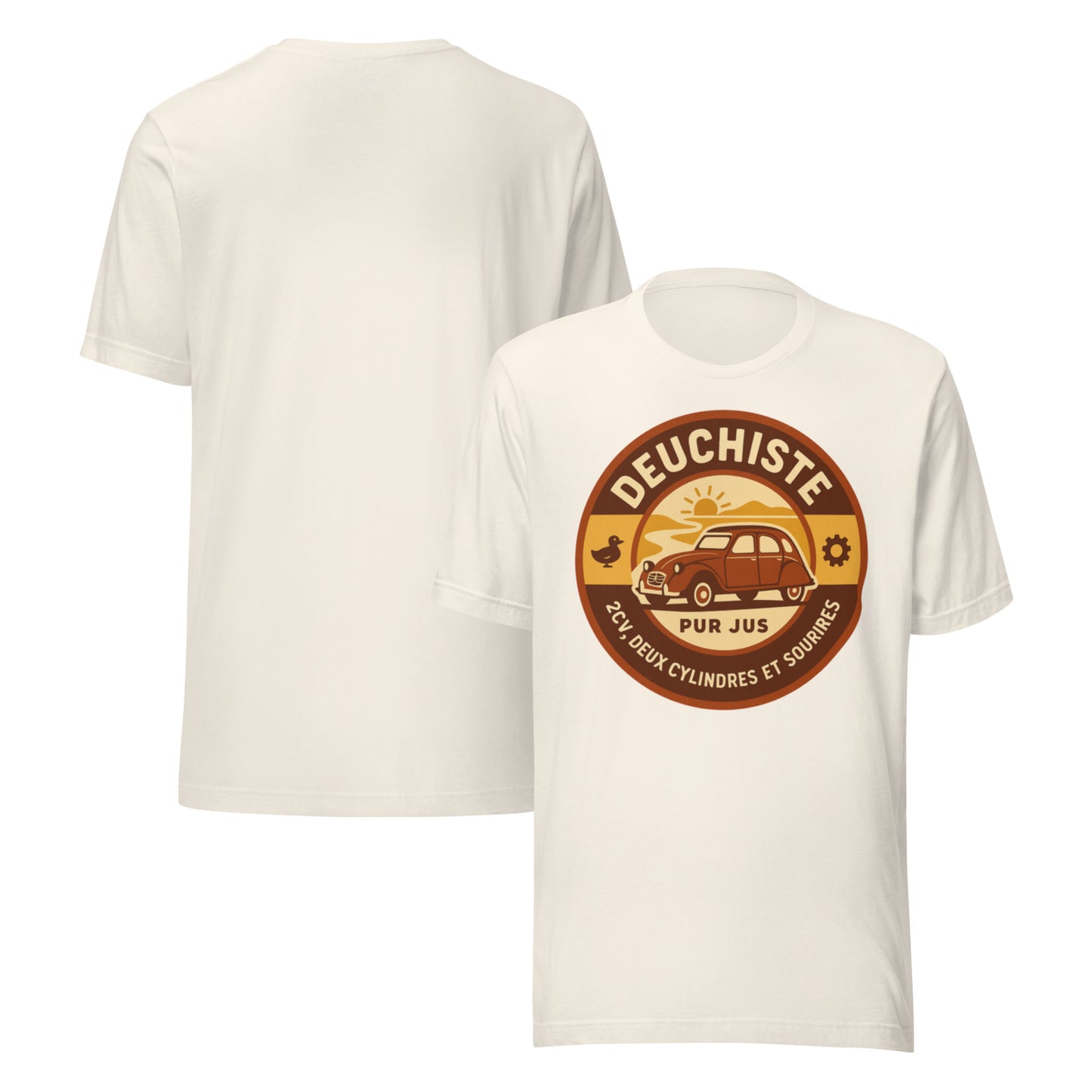 T-shirt “Deuchiste Pur Jus” – For real 2CV enthusiasts