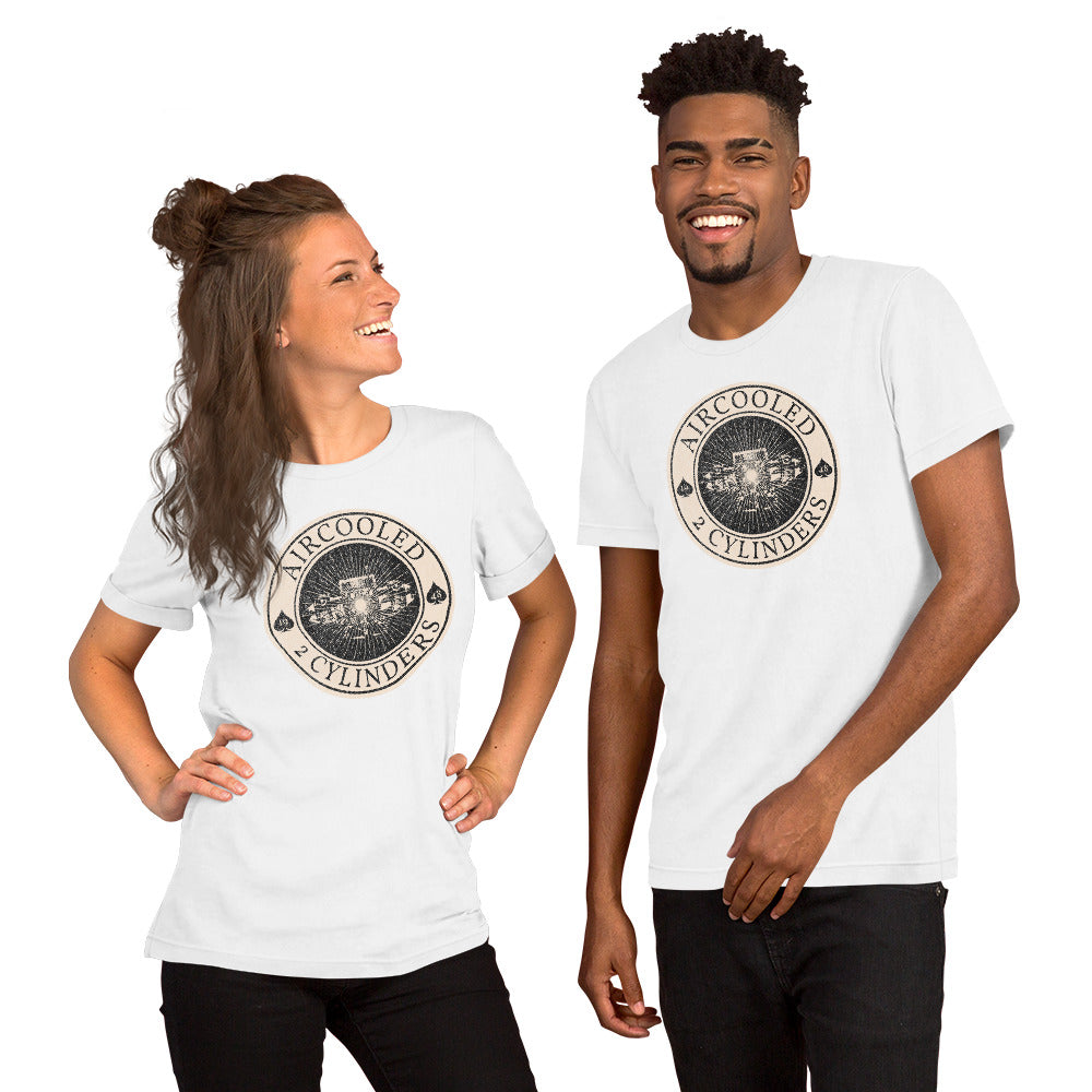 👕 T-shirt Aircooled 2 Cylinders – Pour les amoureux de l'air et du courage