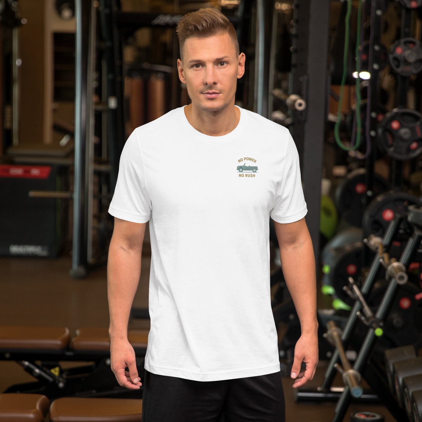 👕 T-shirt “No Power – No Rush” | Citroën Méhari Vibes