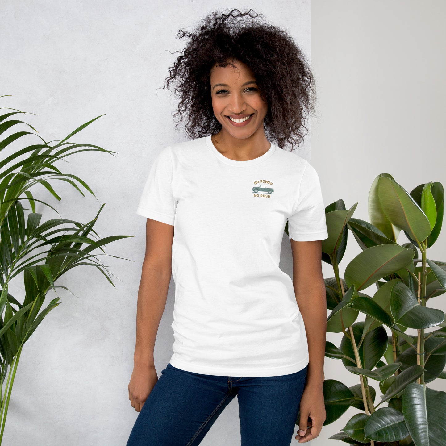 👕 T-shirt “No Power – No Rush” | Citroën Méhari Vibes