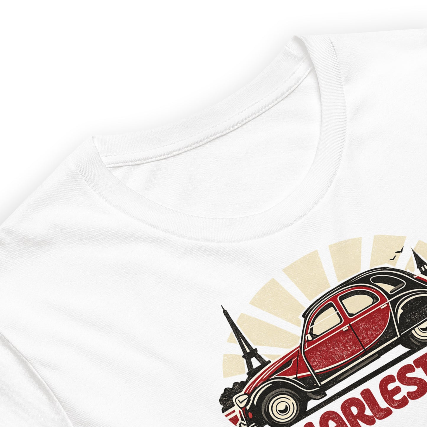 T-shirt Charleston 2CV avec Tour Eiffel – Collection spéciale