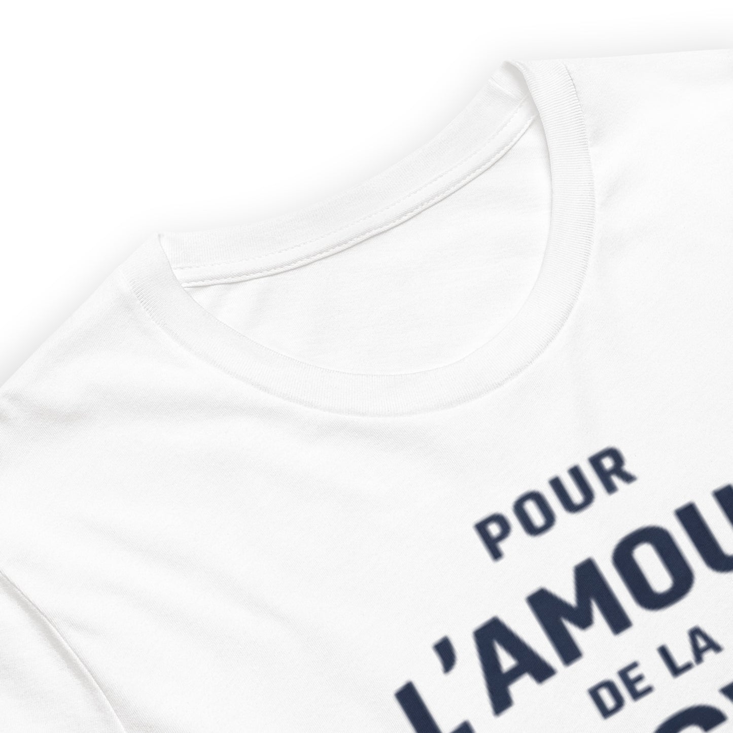 For the Love of the 2CV T-shirt – Minimalist Typographic Design | L'amour Collection