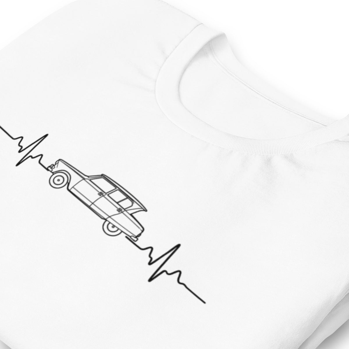Citroën AMI6 Heartbeat T-shirt – Minimalist Line Drawing | Heartbeat Collection