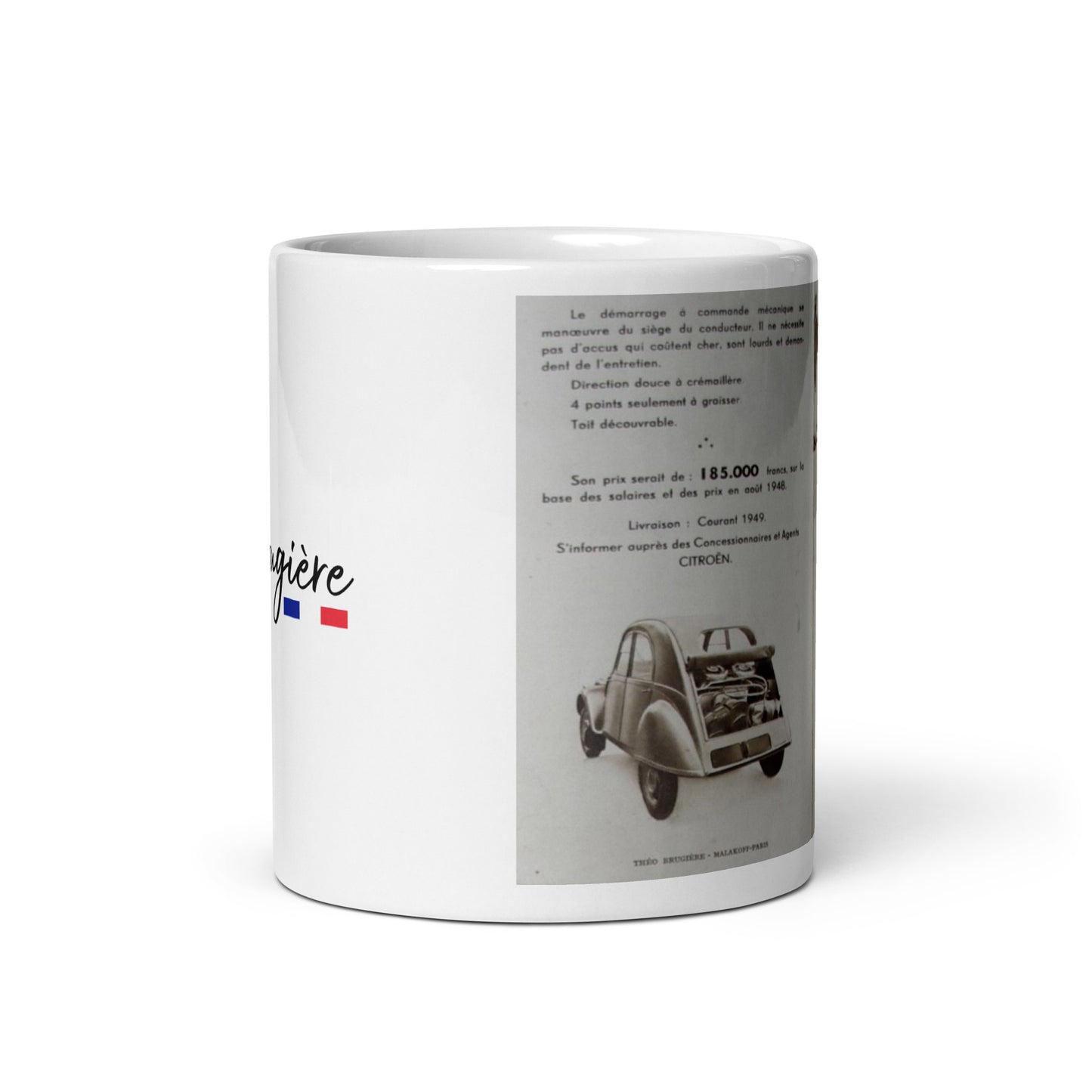Vintage publi La 2cv Citroën Traction Avant mok - 300 ml